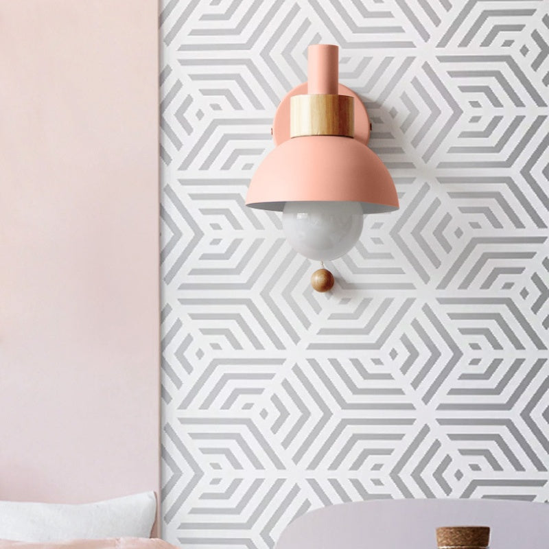 Contemporary LED Wall Light – Metal and Glass Fixture