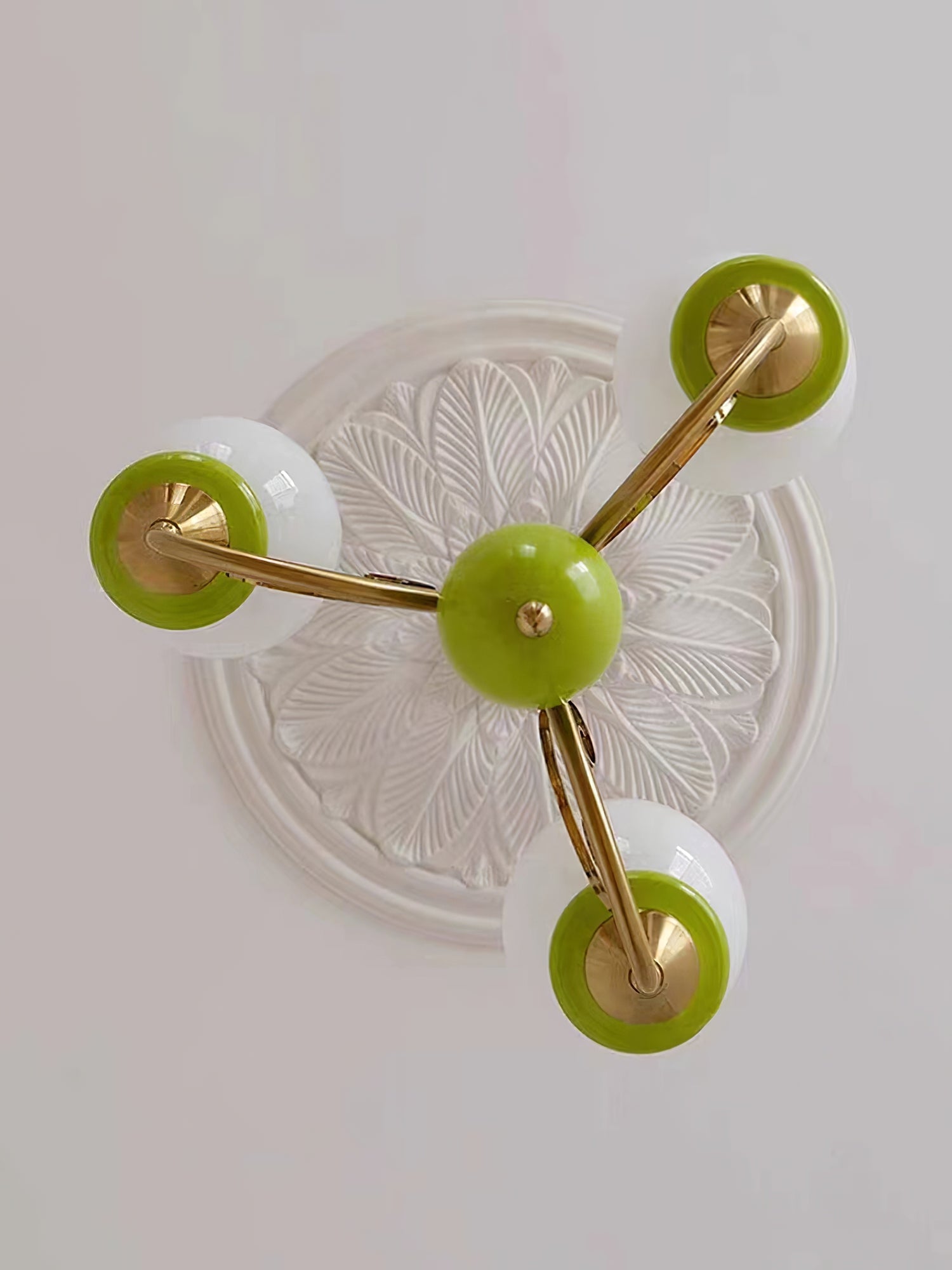 Bubble Milk Glass Chandelier – Stylish Lighting Fixture