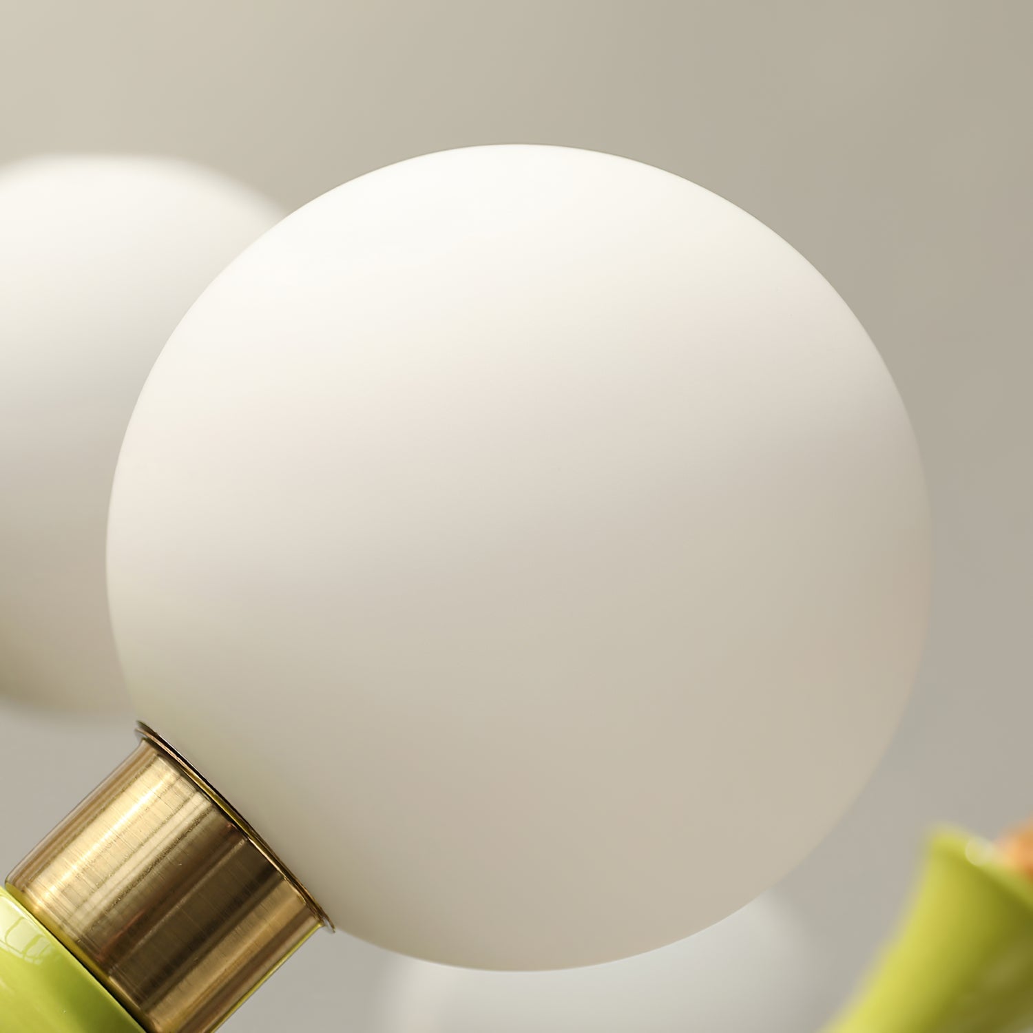 Bubble Milk Glass Chandelier – Stylish Lighting Fixture