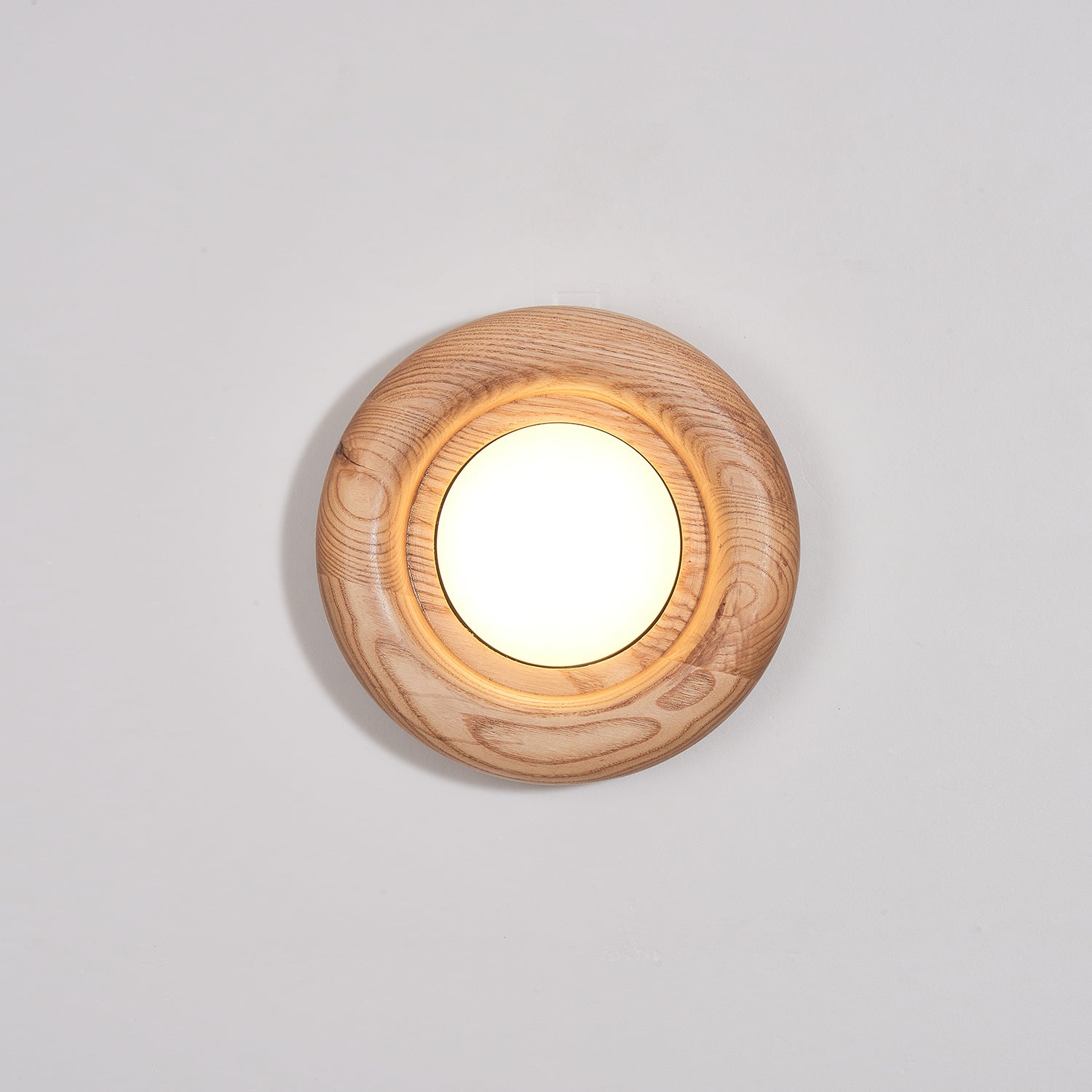 Walnut Round Lamp | Wall Mounted Light