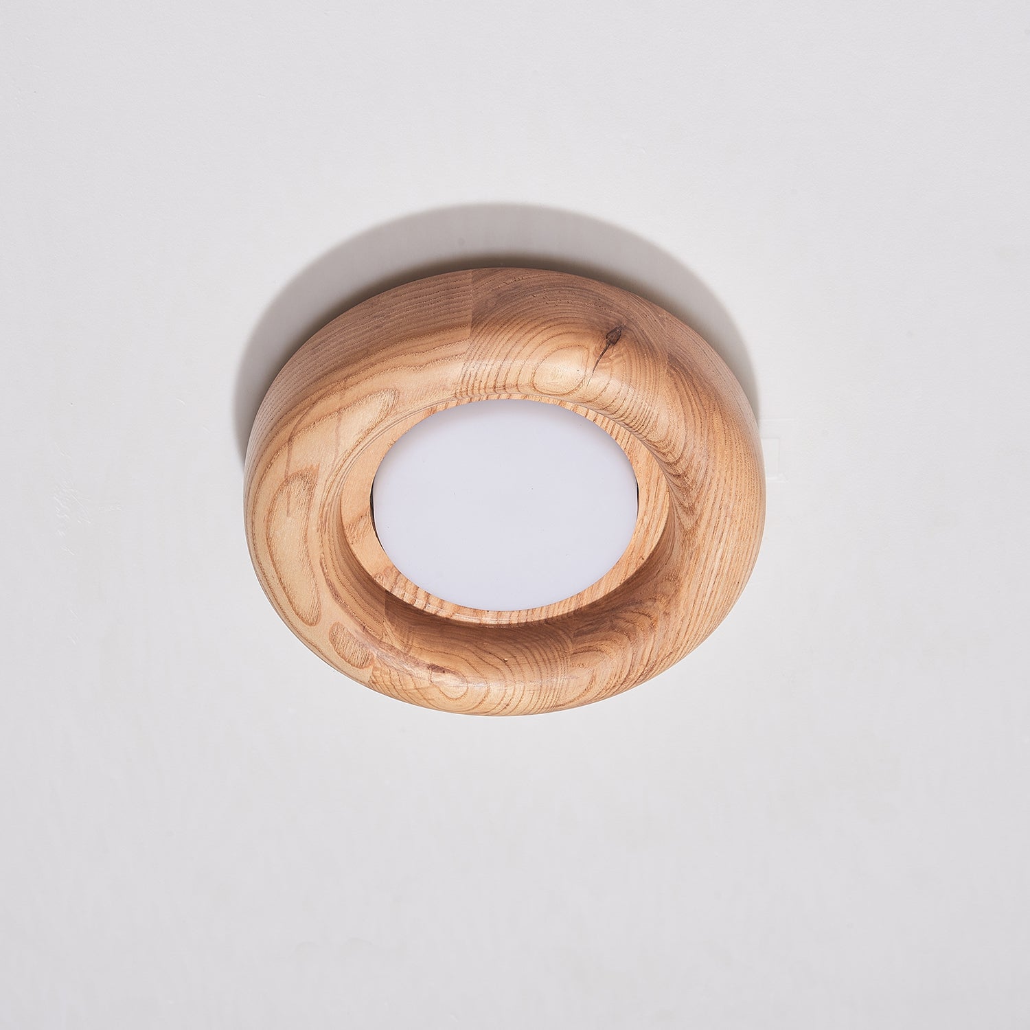 Walnut Round Lamp | Wall Mounted Light