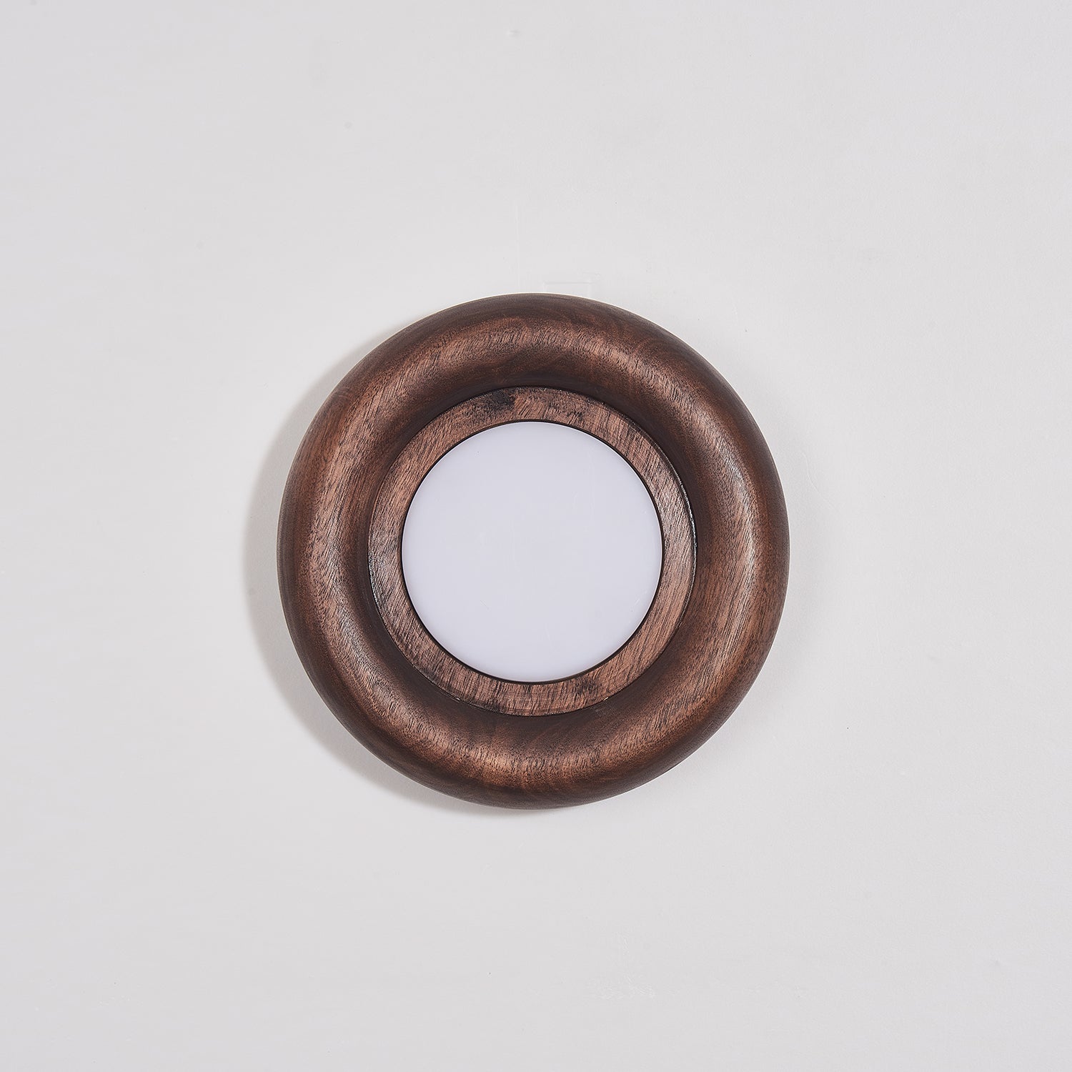 Walnut Round Lamp | Wall Mounted Light