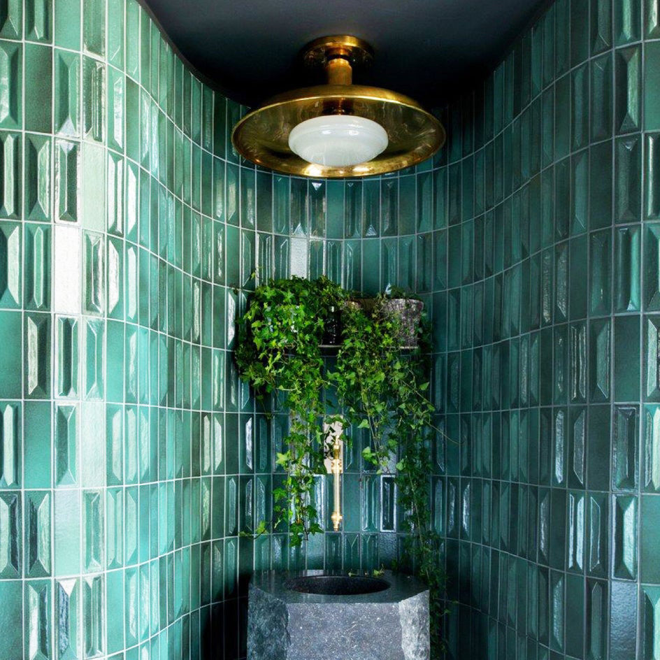 Modern Glass Ceiling Lamp – Flush Mount LED Light with Metal Body