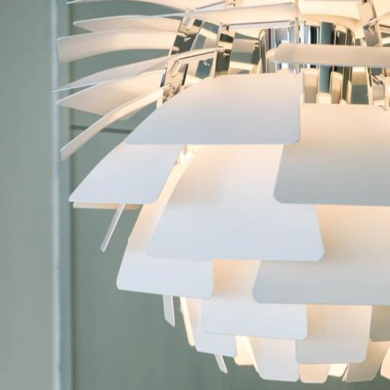 Contemporary Artichoke Pendant Lamp – Sculptural Metal Fixture