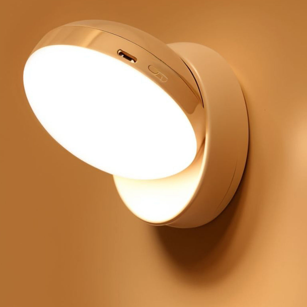 Minimalist Motion Sensor Wall Light – LED, White Finish Fixture