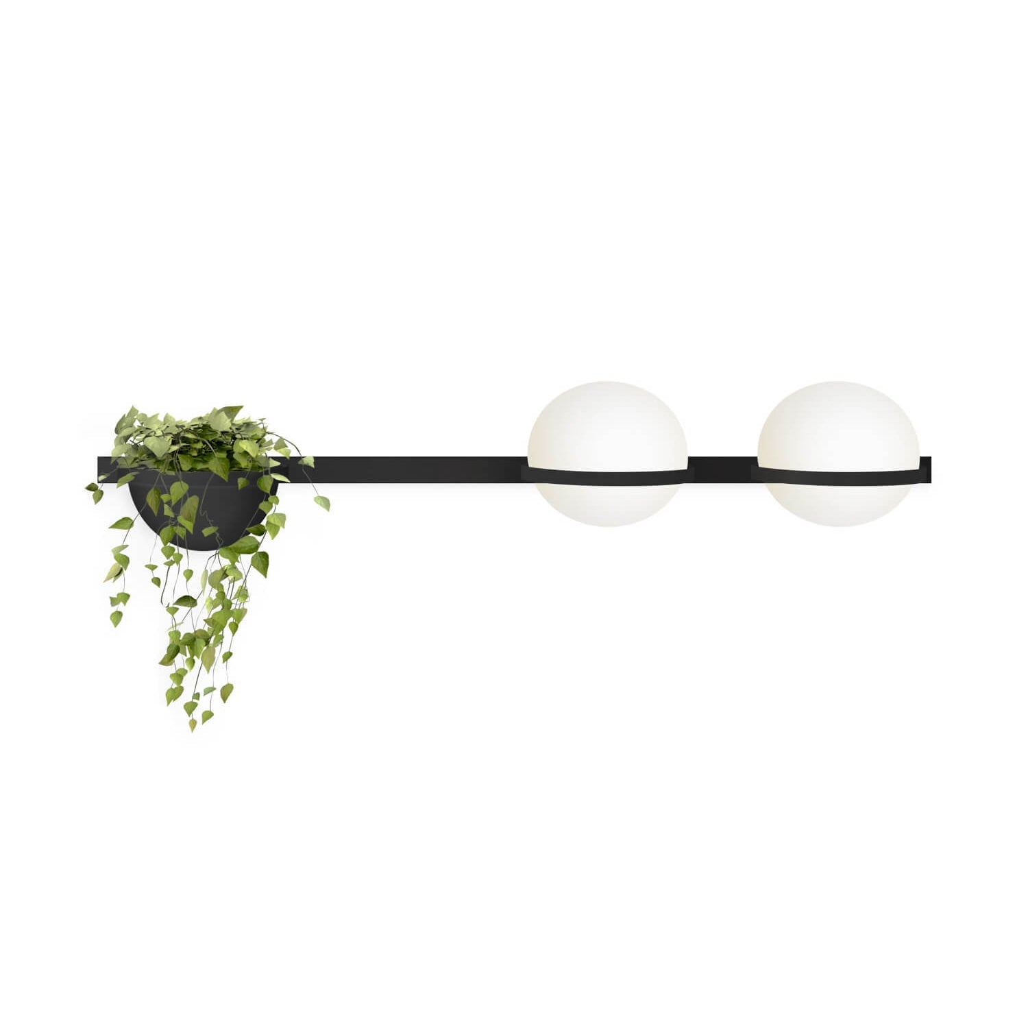 Sleek Globe-Style Outdoor Wall Light
