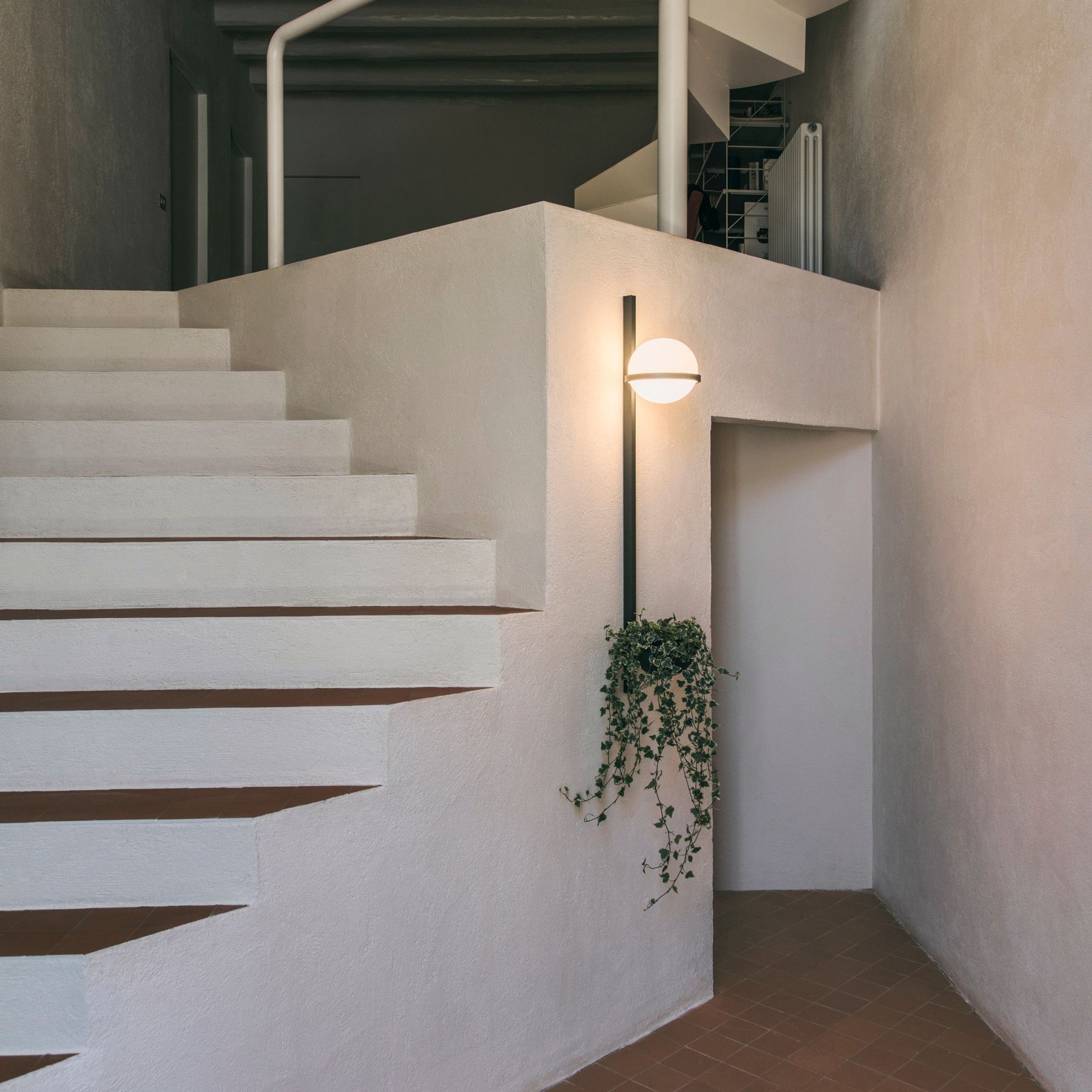 Sleek Globe-Style Outdoor Wall Light