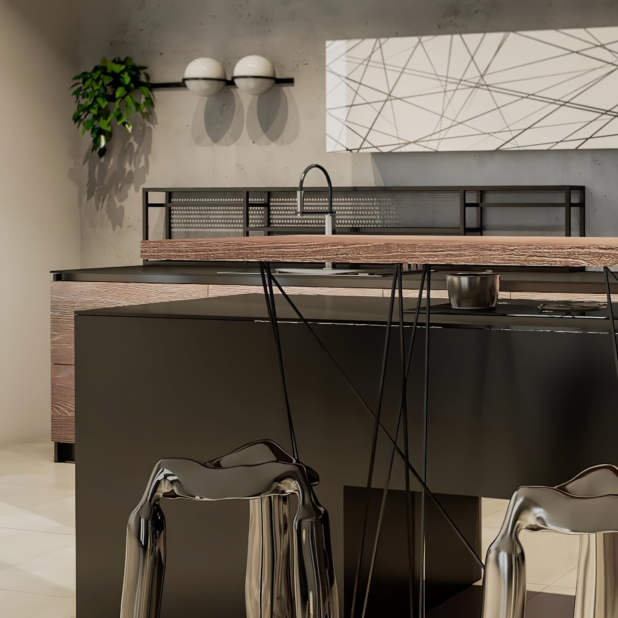 Sleek Globe-Style Outdoor Wall Light