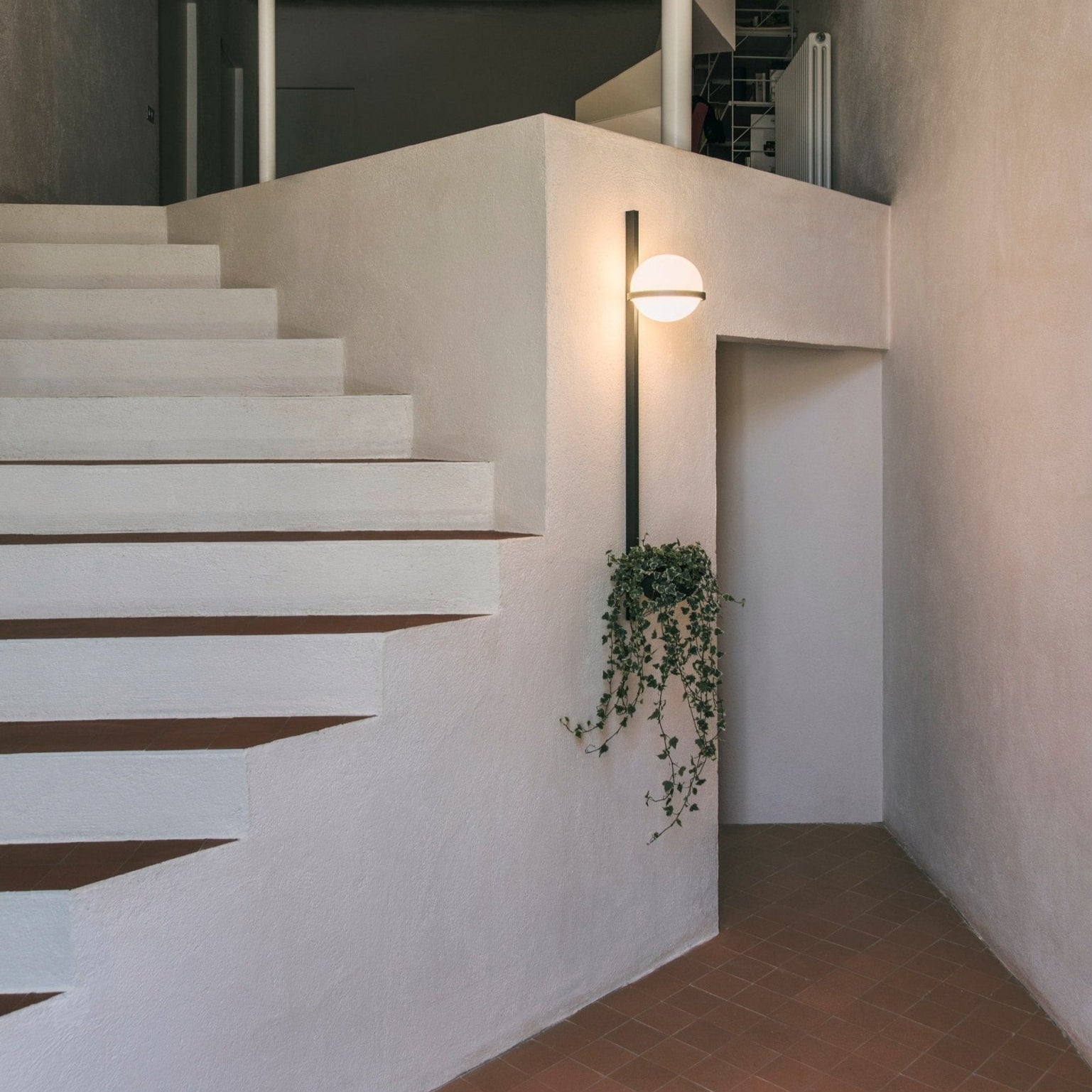 Sleek Globe-Style Outdoor Wall Light