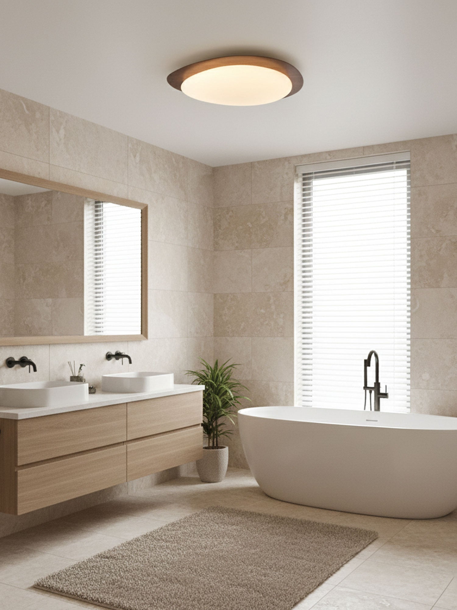 Pebble Shape Ceiling Lamp - Minimalist LED Light Fixture