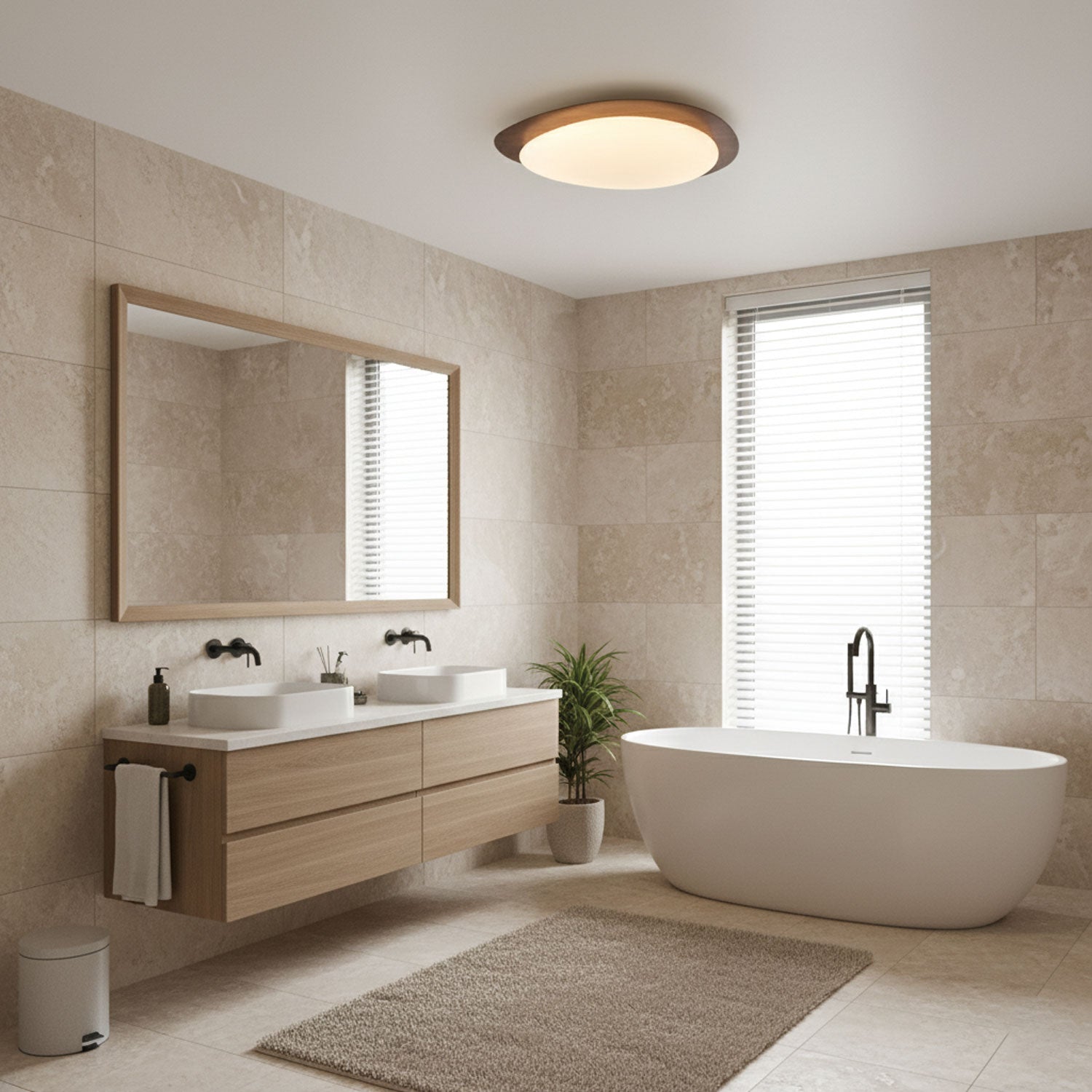 Pebble Shape Ceiling Lamp - Minimalist LED Light Fixture