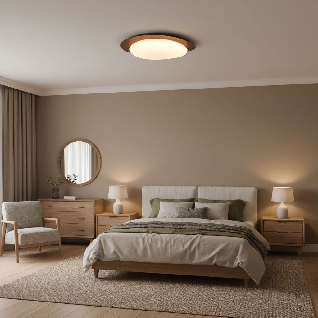 Pebble Shape Ceiling Lamp - Minimalist LED Light Fixture