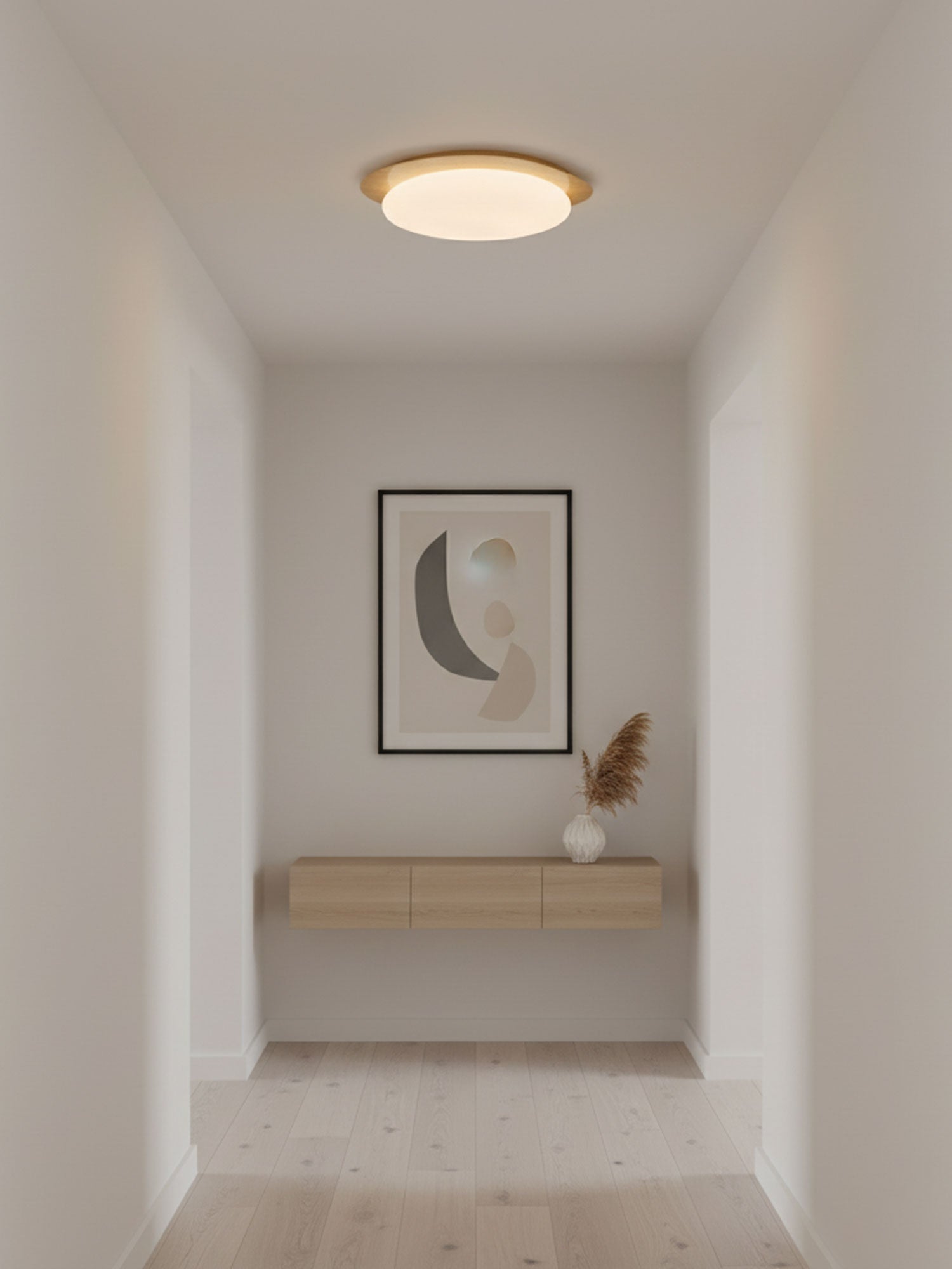 Pebble Shape Ceiling Lamp - Minimalist LED Light Fixture