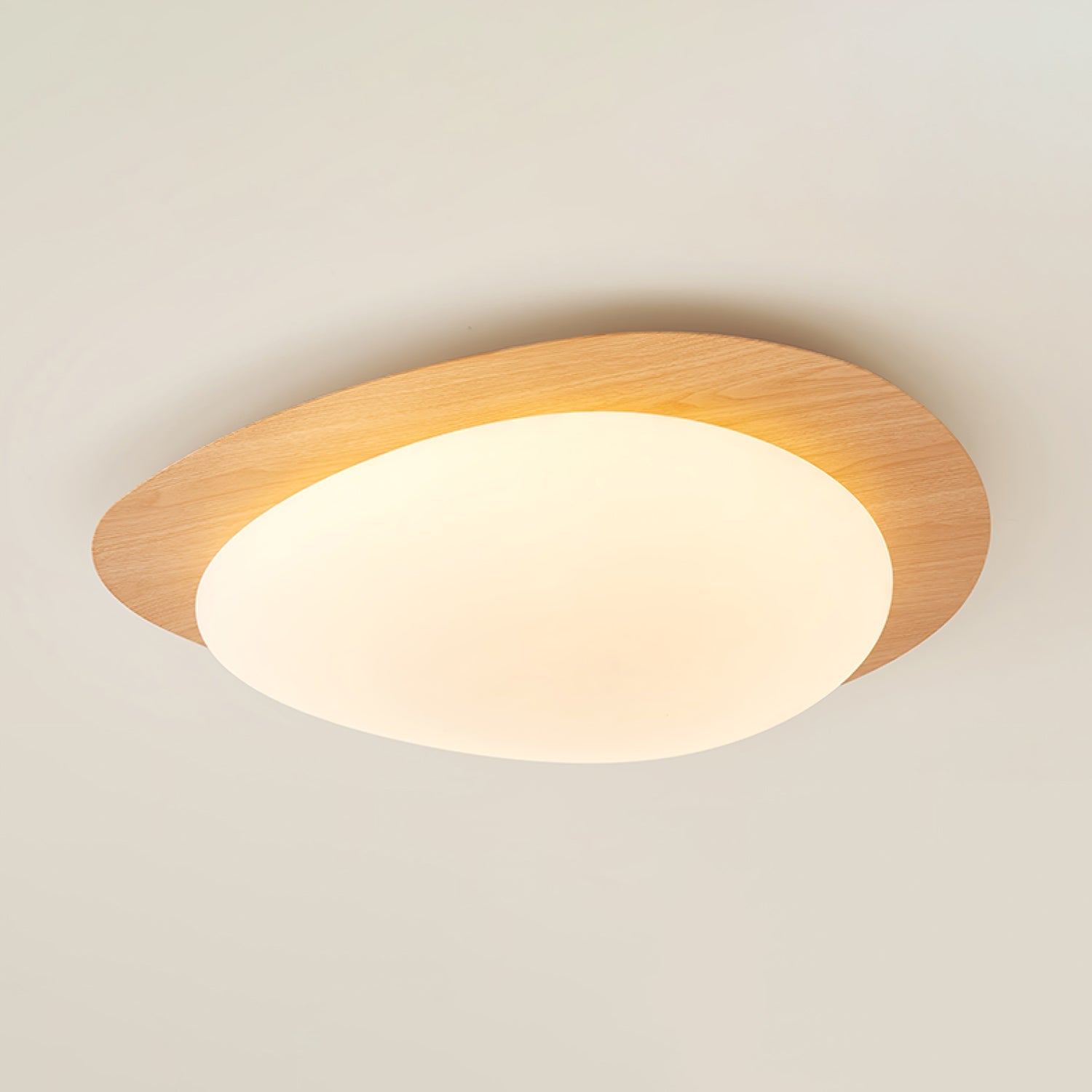 Pebble Shape Ceiling Lamp - Minimalist LED Light Fixture