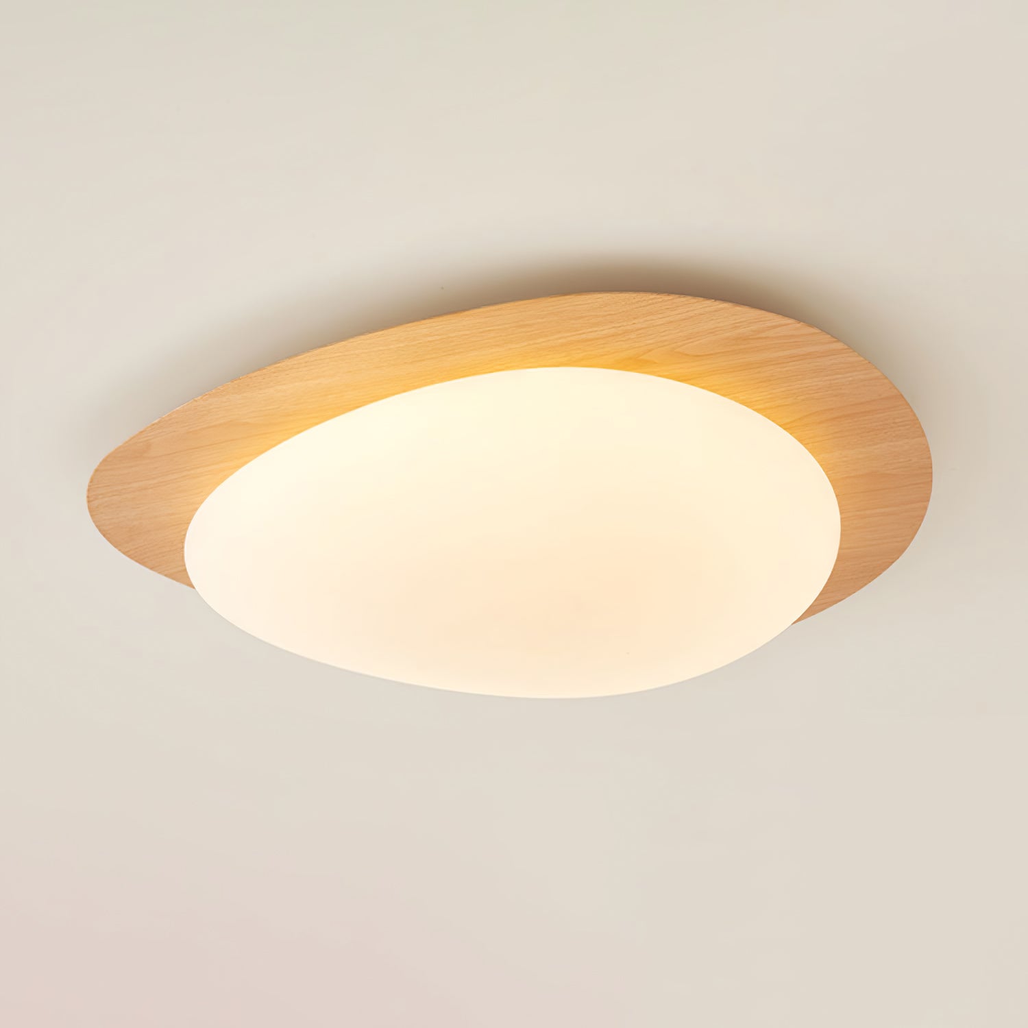 Pebble Shape Ceiling Lamp - Minimalist LED Light Fixture
