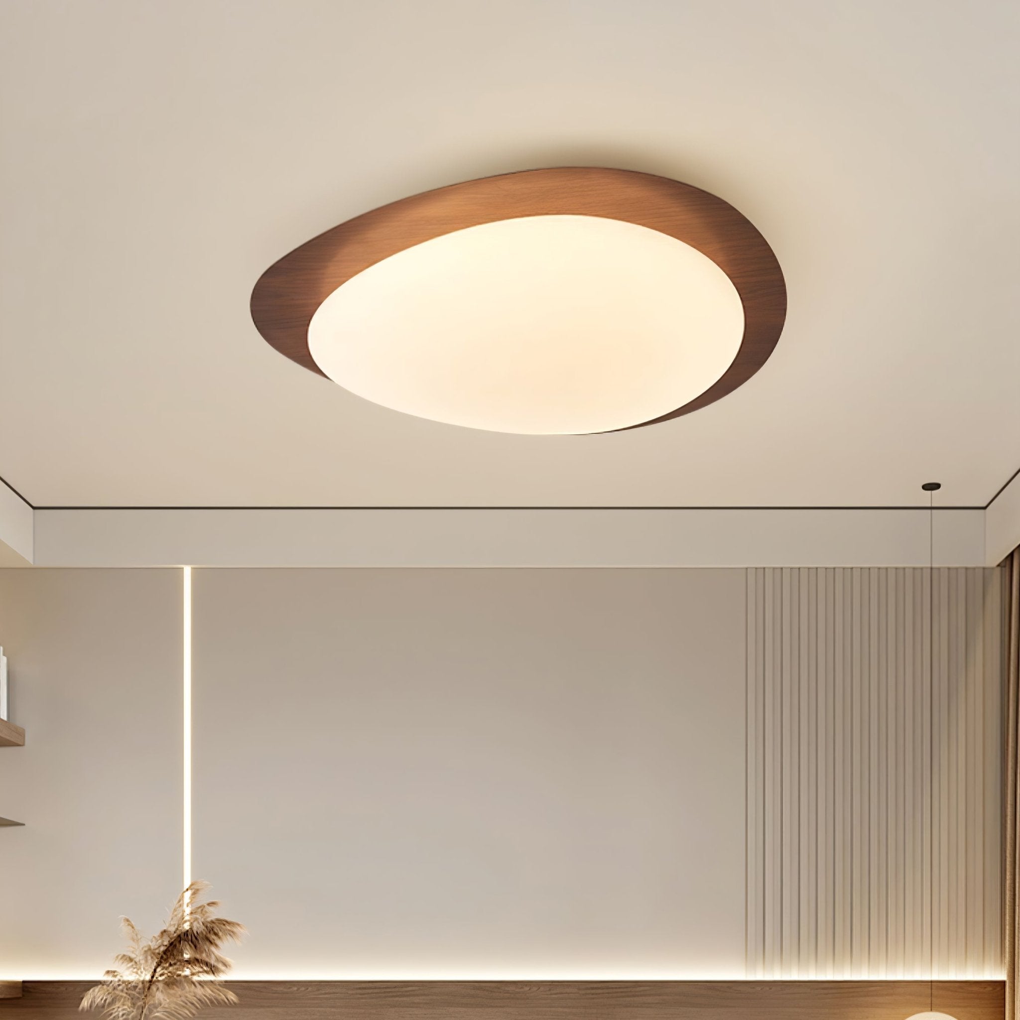 Pebble Shape Ceiling Lamp - Minimalist LED Light Fixture