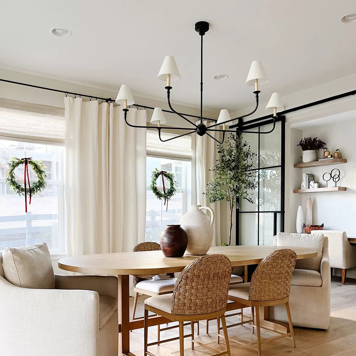 Classic Fabric Shade Chandelier – Timeless Pendant Light