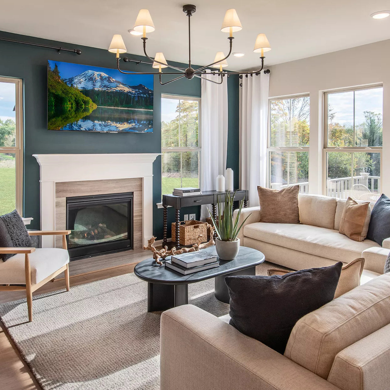 Classic Fabric Shade Chandelier – Timeless Pendant Light