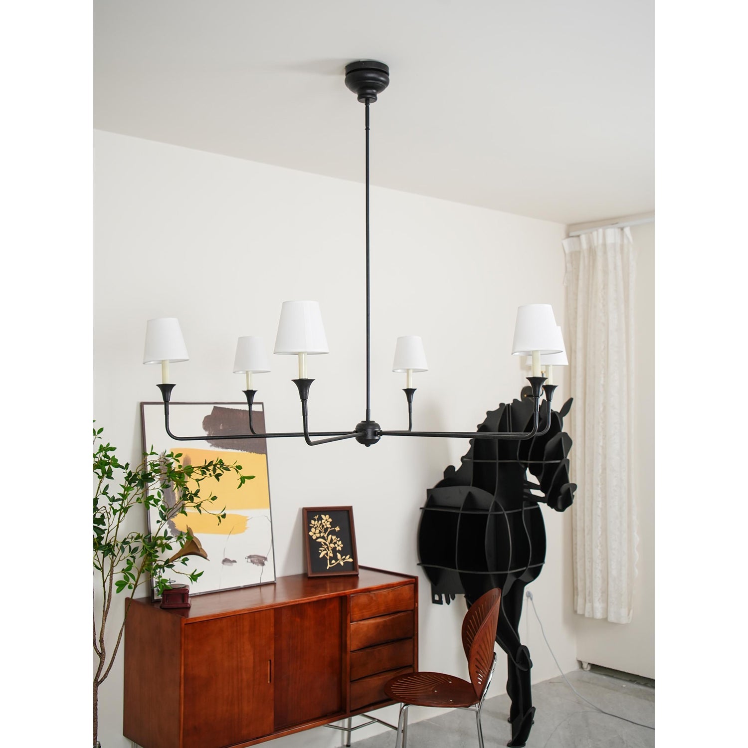 Classic Fabric Shade Chandelier – Timeless Pendant Light