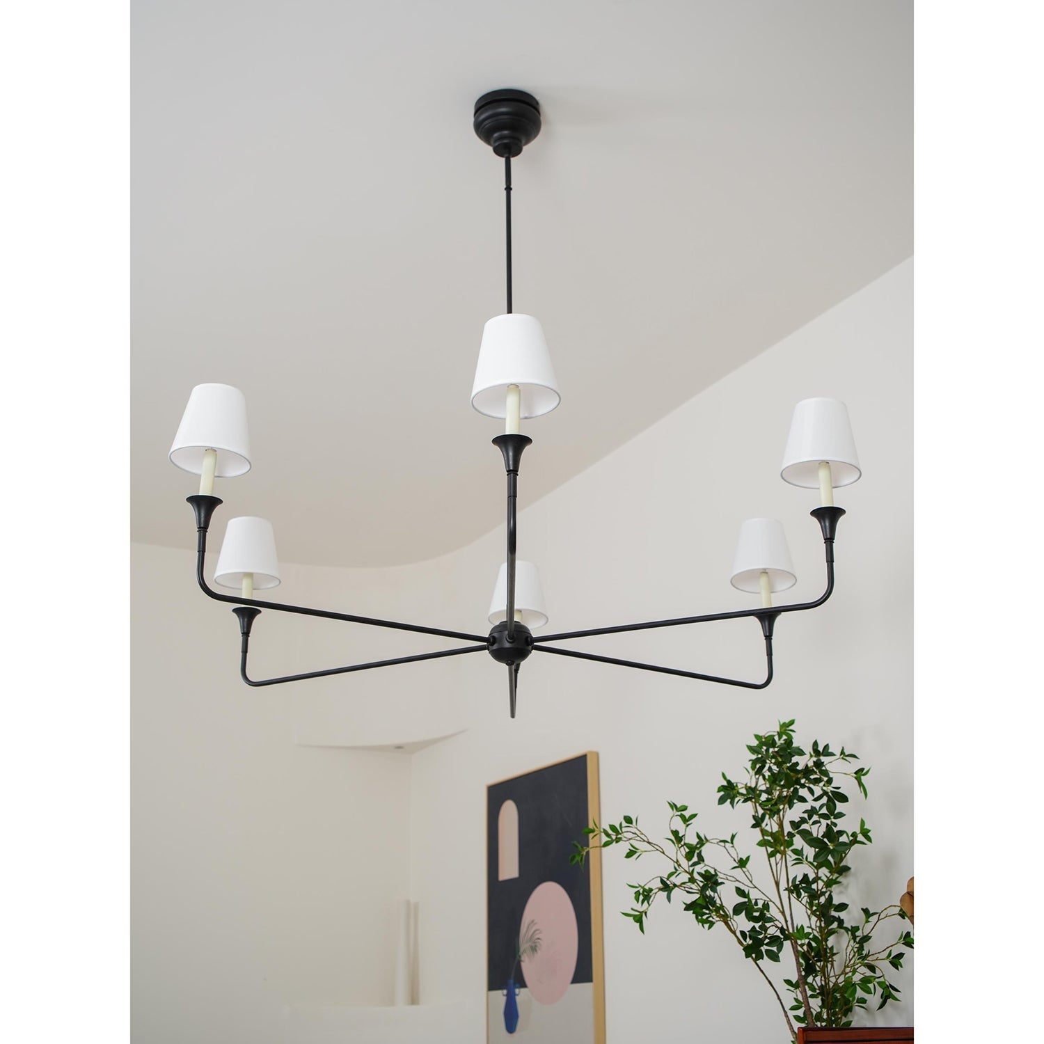 Classic Fabric Shade Chandelier – Timeless Pendant Light