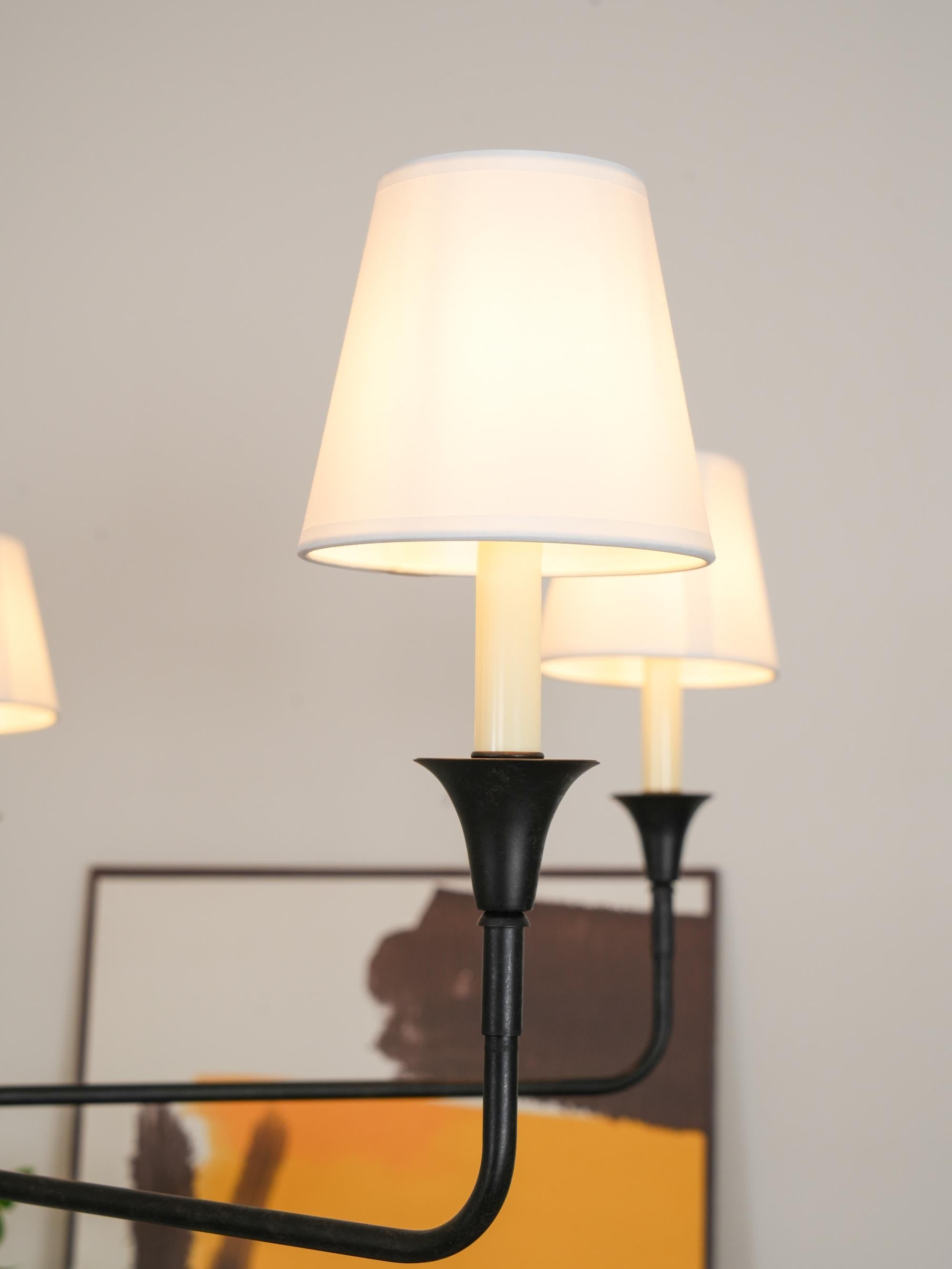 Classic Fabric Shade Chandelier – Timeless Pendant Light