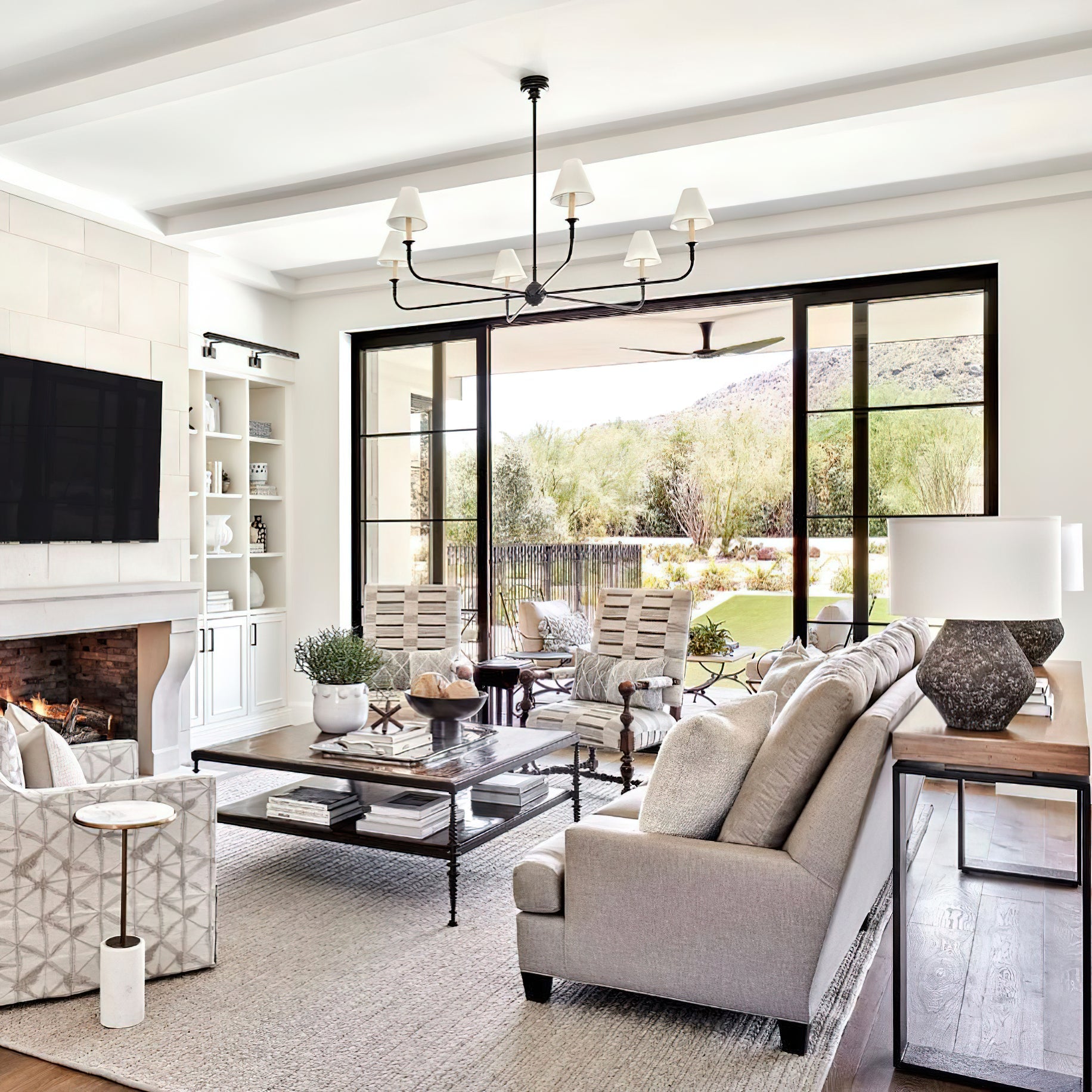 Classic Fabric Shade Chandelier – Timeless Pendant Light