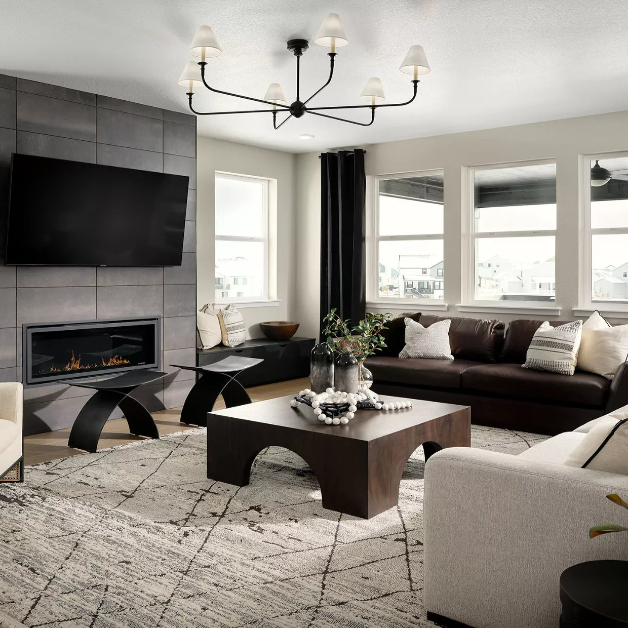 Classic Fabric Shade Chandelier – Timeless Pendant Light