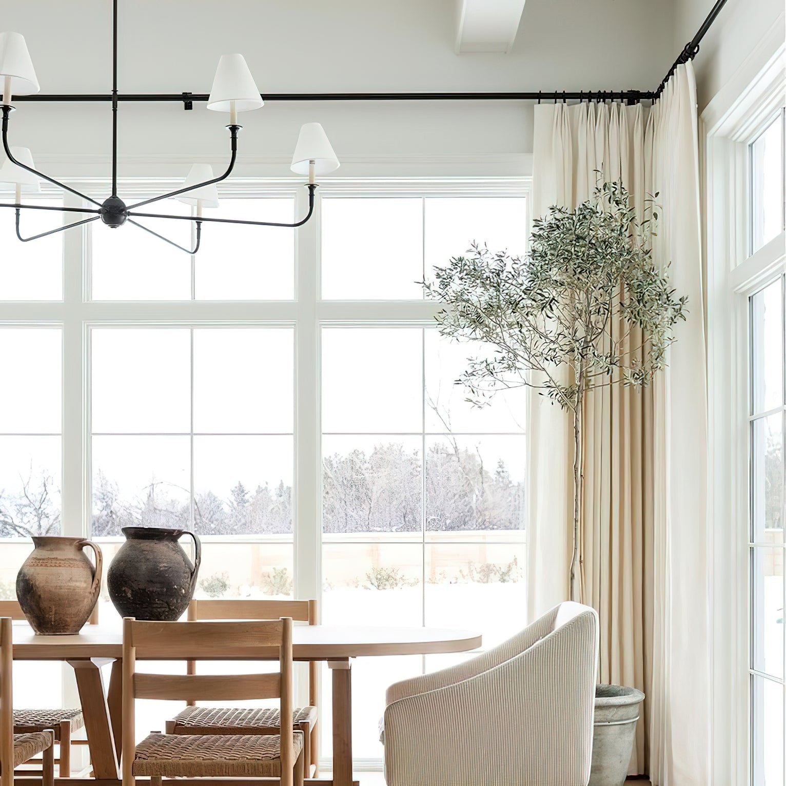 Classic Fabric Shade Chandelier – Timeless Pendant Light