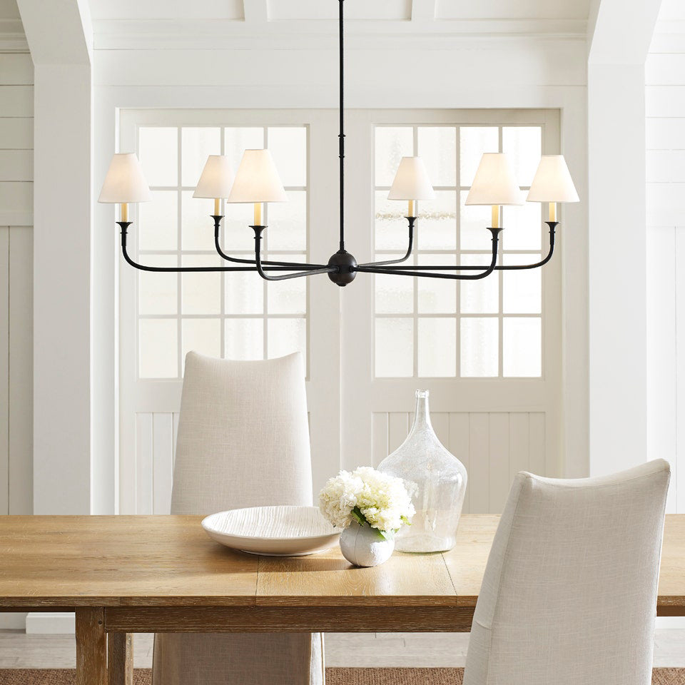Classic Fabric Shade Chandelier – Timeless Pendant Light