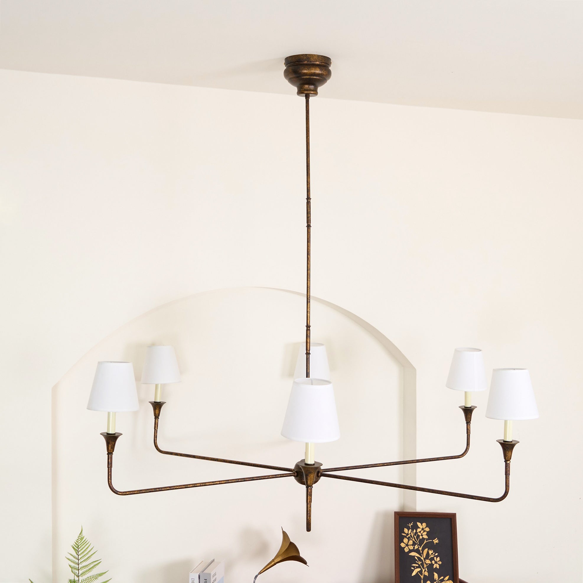 Classic Fabric Shade Chandelier – Timeless Pendant Light