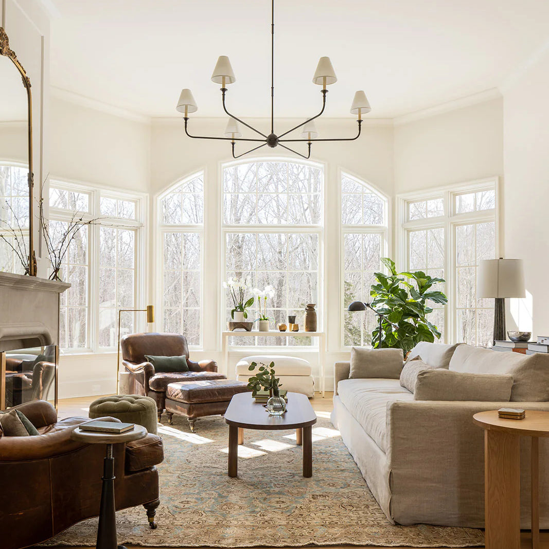 Classic Fabric Shade Chandelier – Timeless Pendant Light