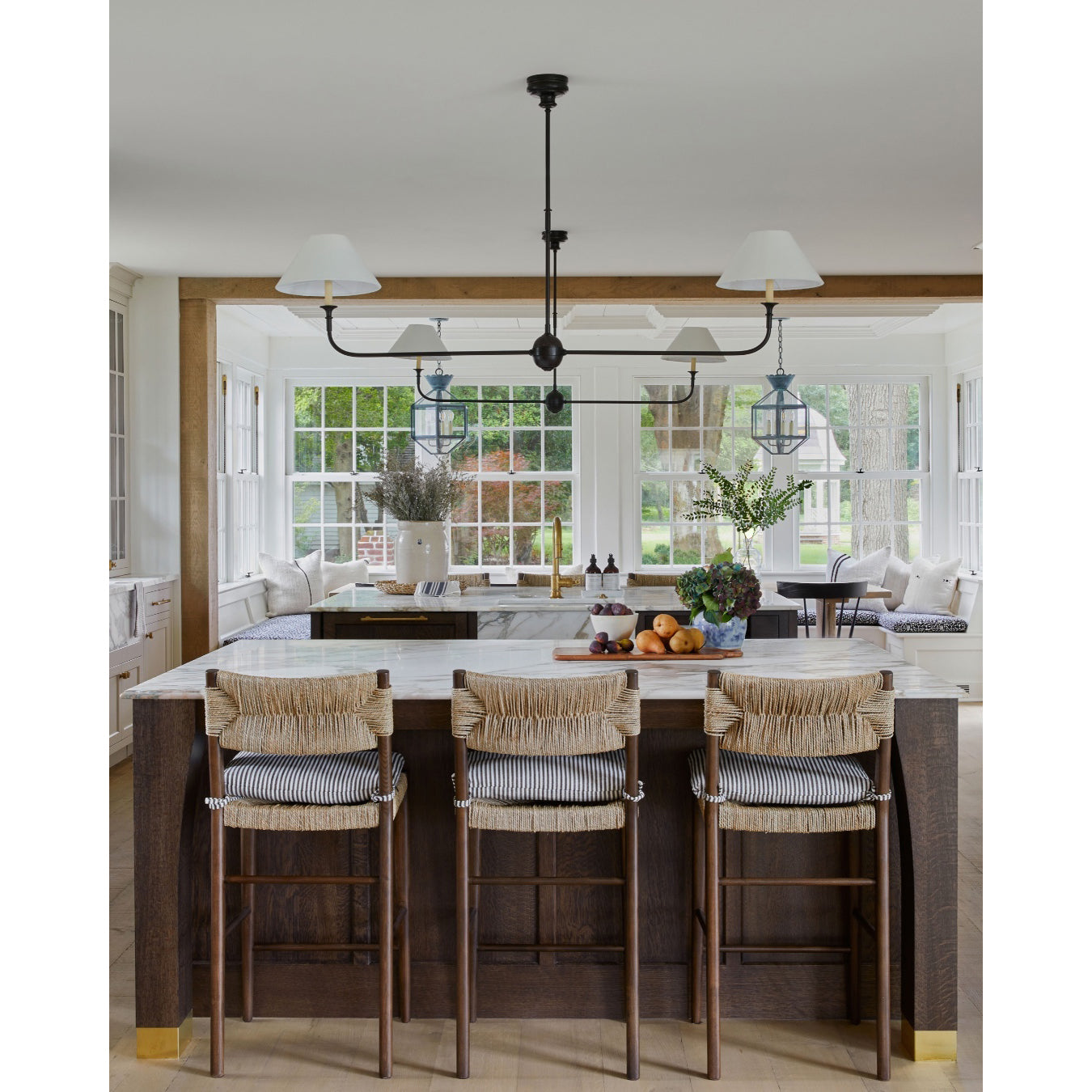 2-Light Linear Chandelier – Modern Ceiling Light