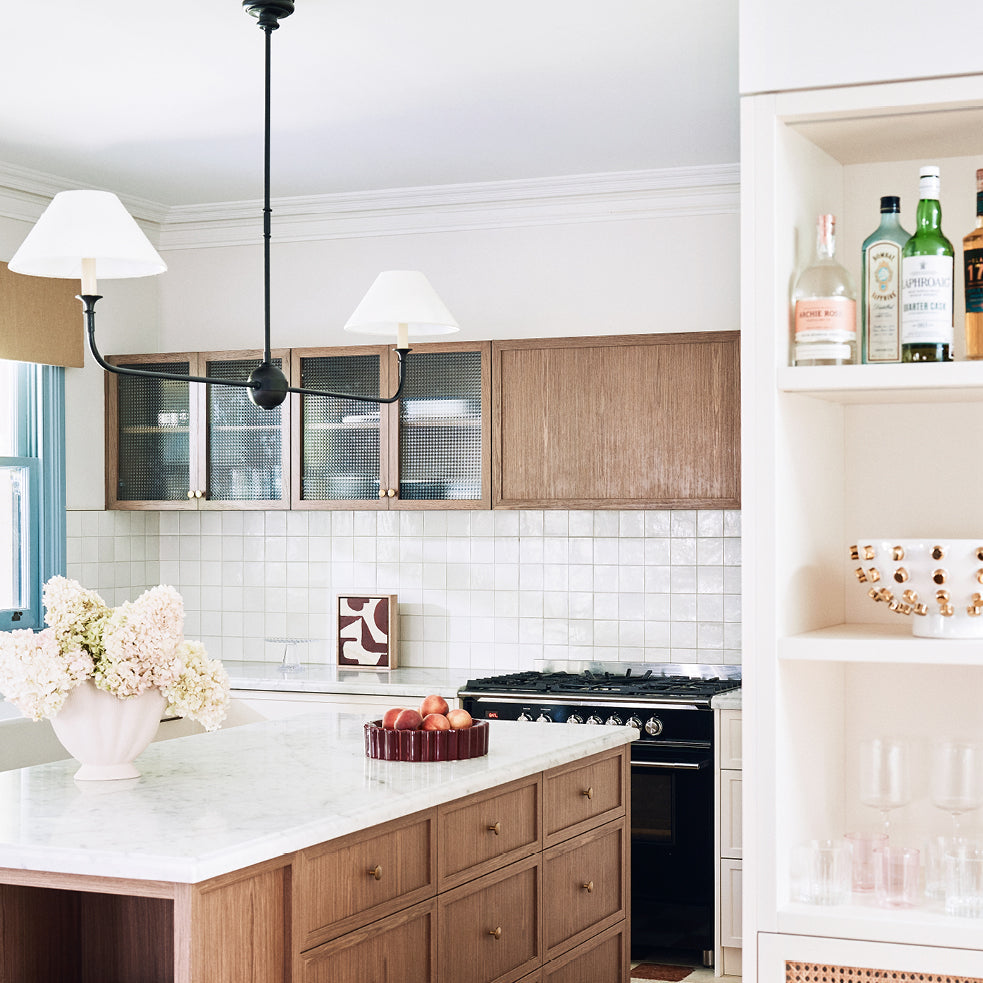 2-Light Linear Chandelier – Modern Ceiling Light