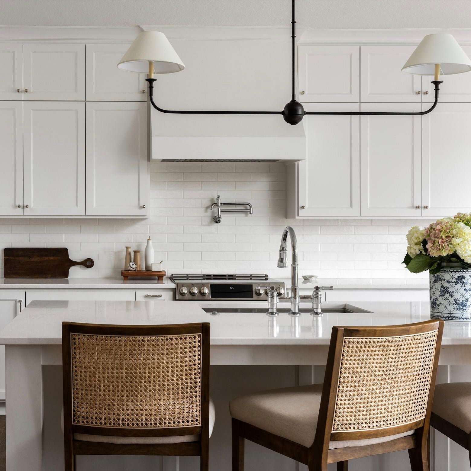 2-Light Linear Chandelier – Modern Ceiling Light