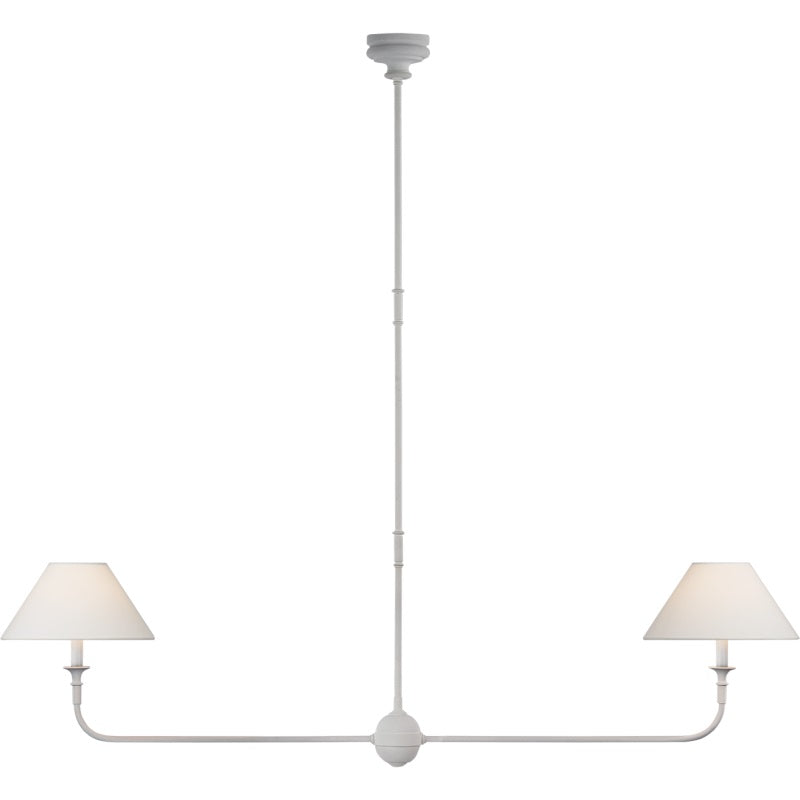 2-Light Linear Chandelier – Modern Ceiling Light
