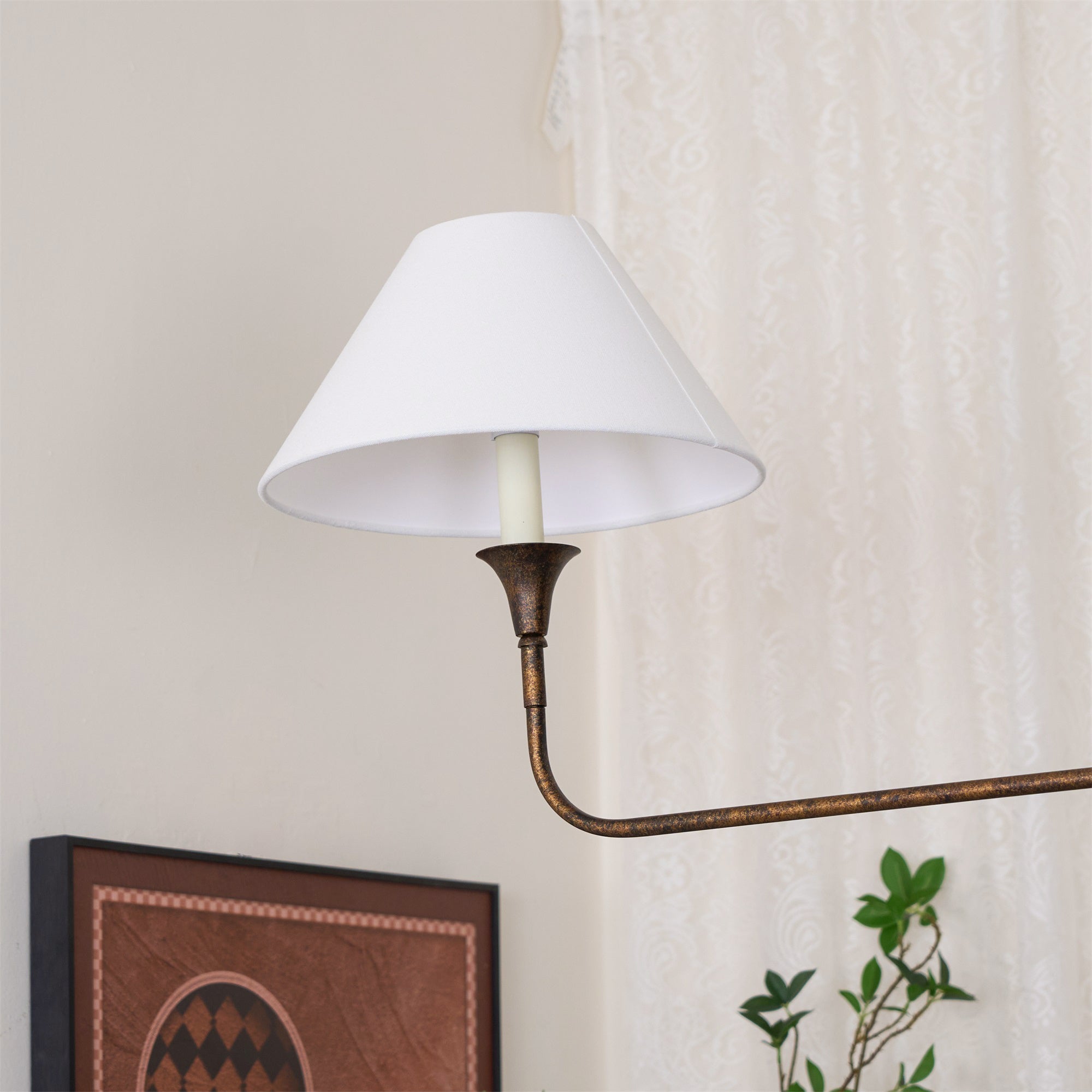 2-Light Linear Chandelier – Modern Ceiling Light