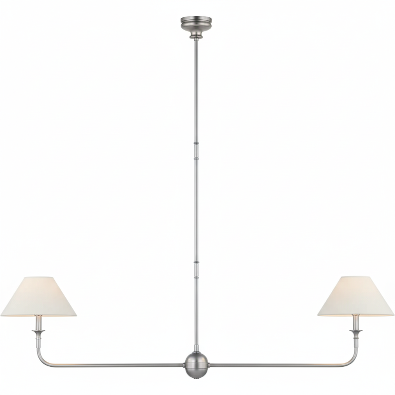 2-Light Linear Chandelier – Modern Ceiling Light
