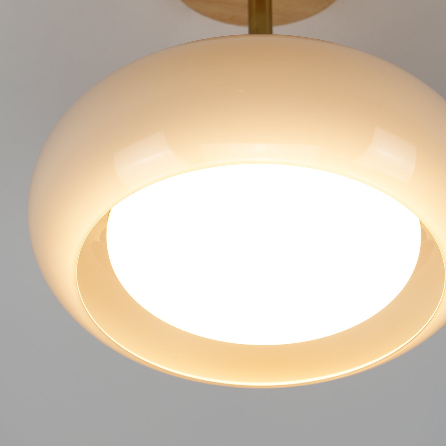 Bauhaus Glass Ceiling Light - Retro Style Home Lighting