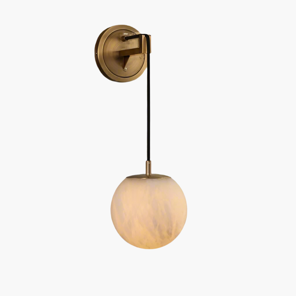 Wall-Mounted Sphere Marble Light | Indoor Lighting