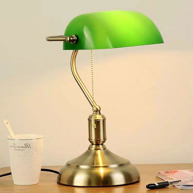 Glass Desk Lamp with European Flair