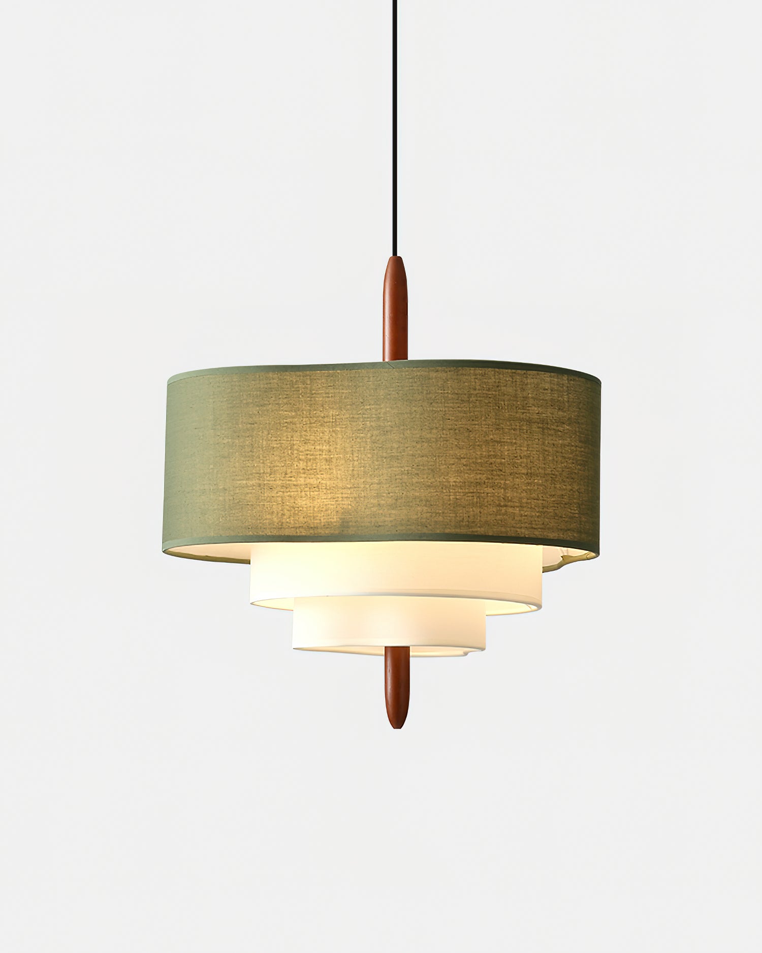 Contemporary Fabric Shade Pendant Lamp – Dimmable Lighting