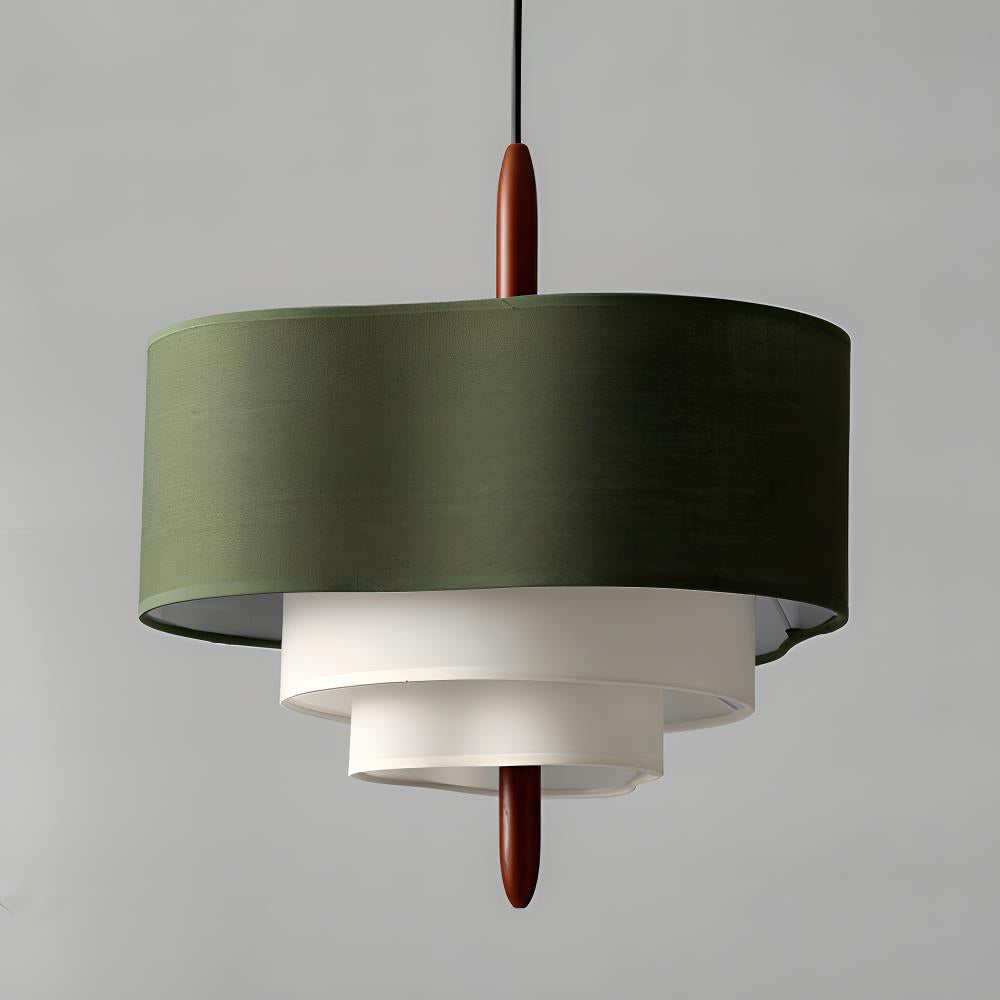 Contemporary Fabric Shade Pendant Lamp – Dimmable Lighting