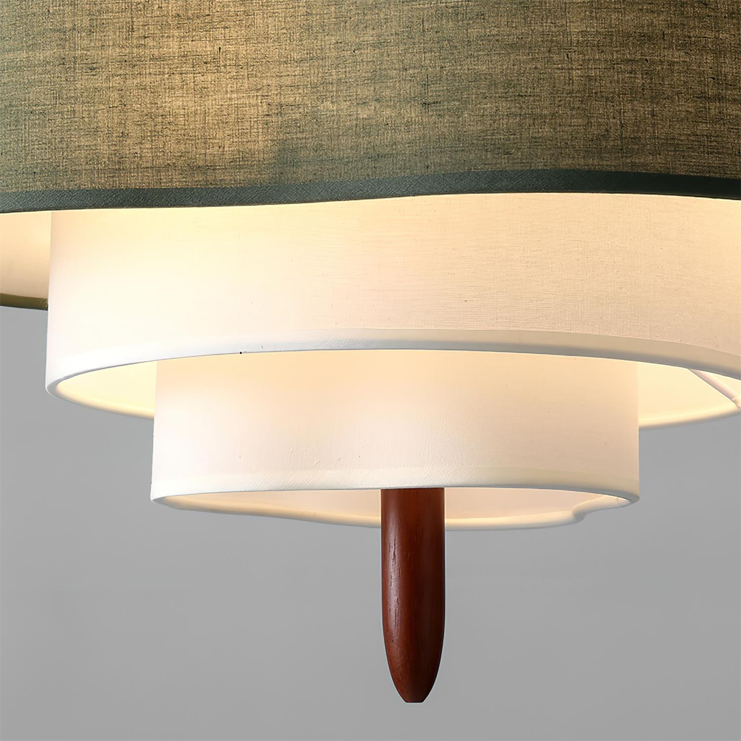 Contemporary Fabric Shade Pendant Lamp – Dimmable Lighting