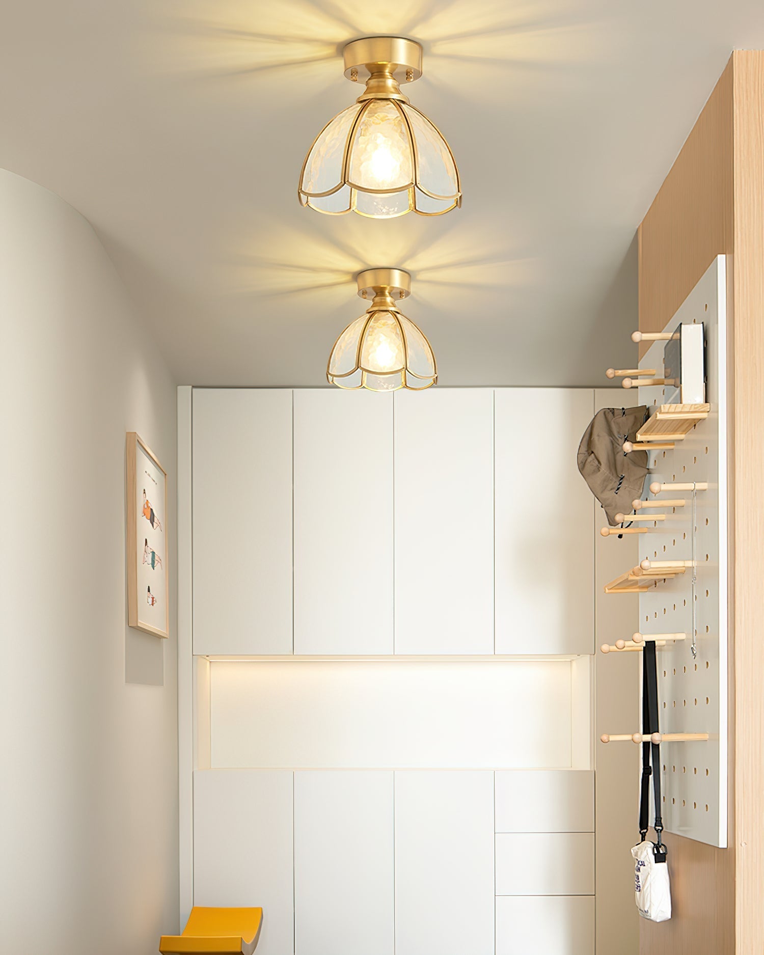 Stained Glass Ceiling Light – Tiffany Style Decorative Fixture