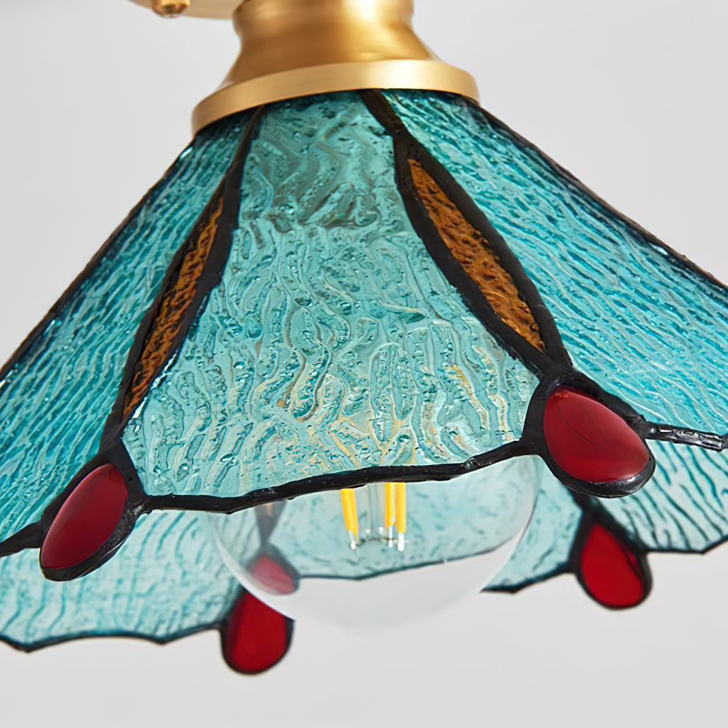 Stained Glass Ceiling Light – Tiffany Style Decorative Fixture