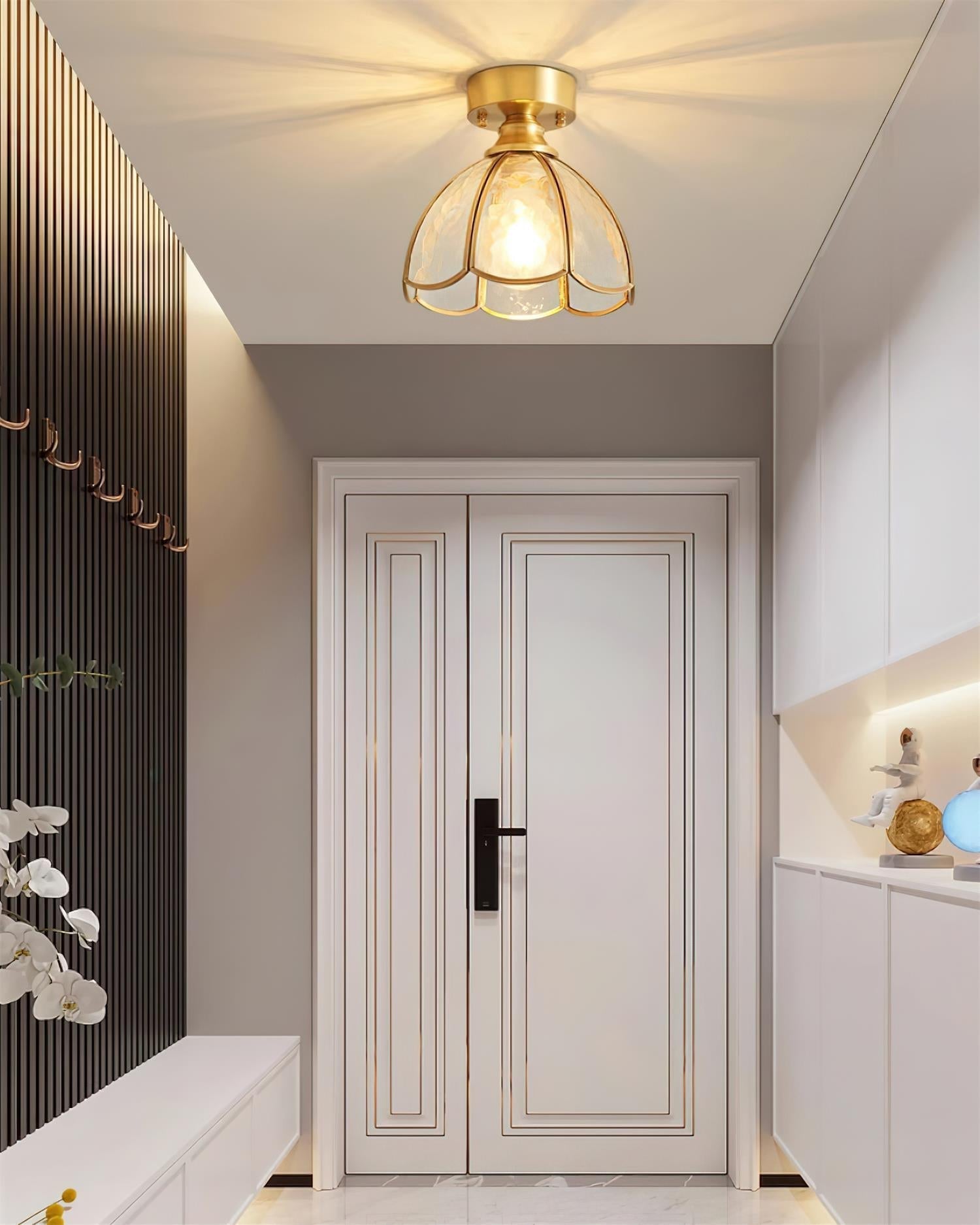 Stained Glass Ceiling Light – Tiffany Style Decorative Fixture