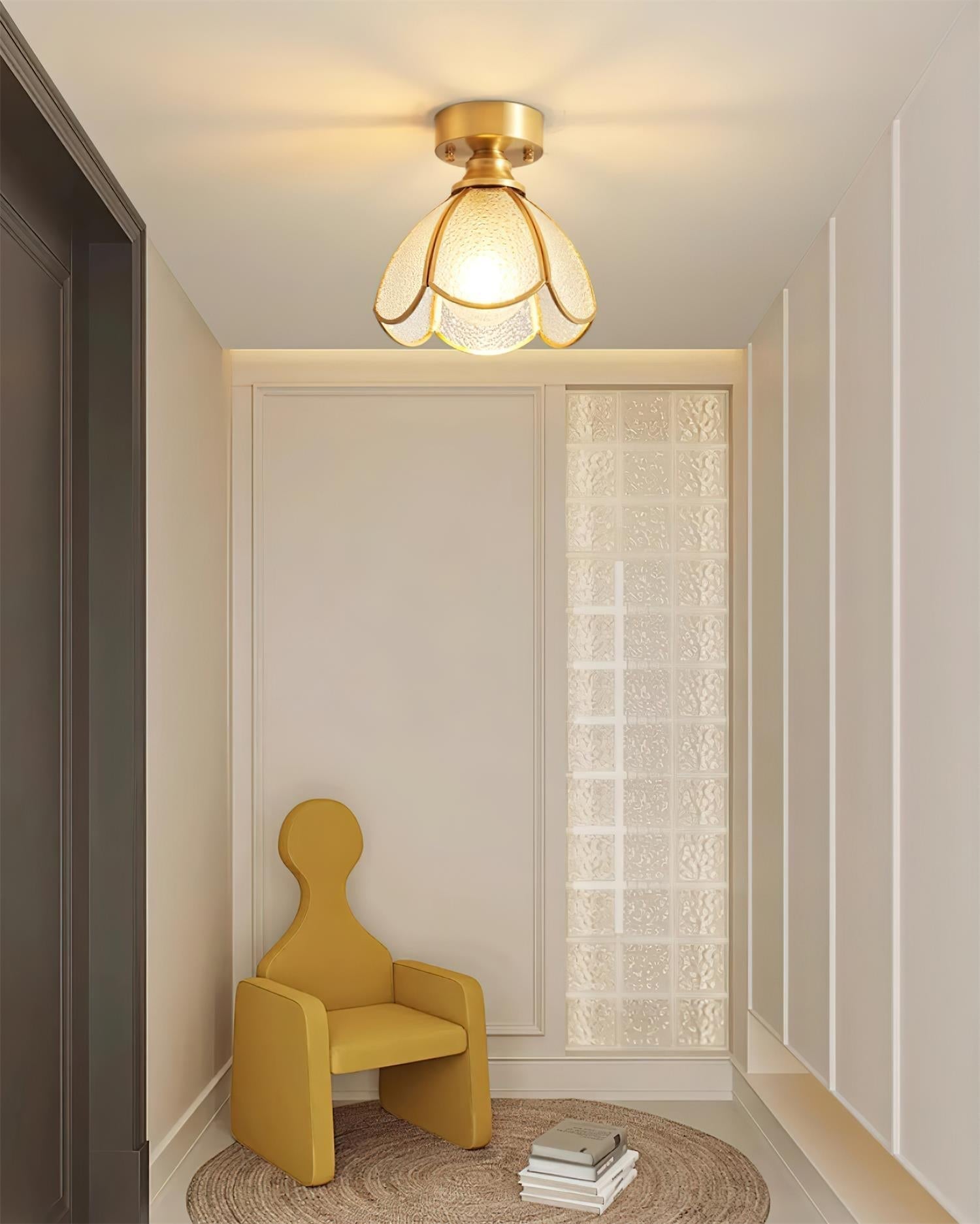 Stained Glass Ceiling Light – Tiffany Style Decorative Fixture