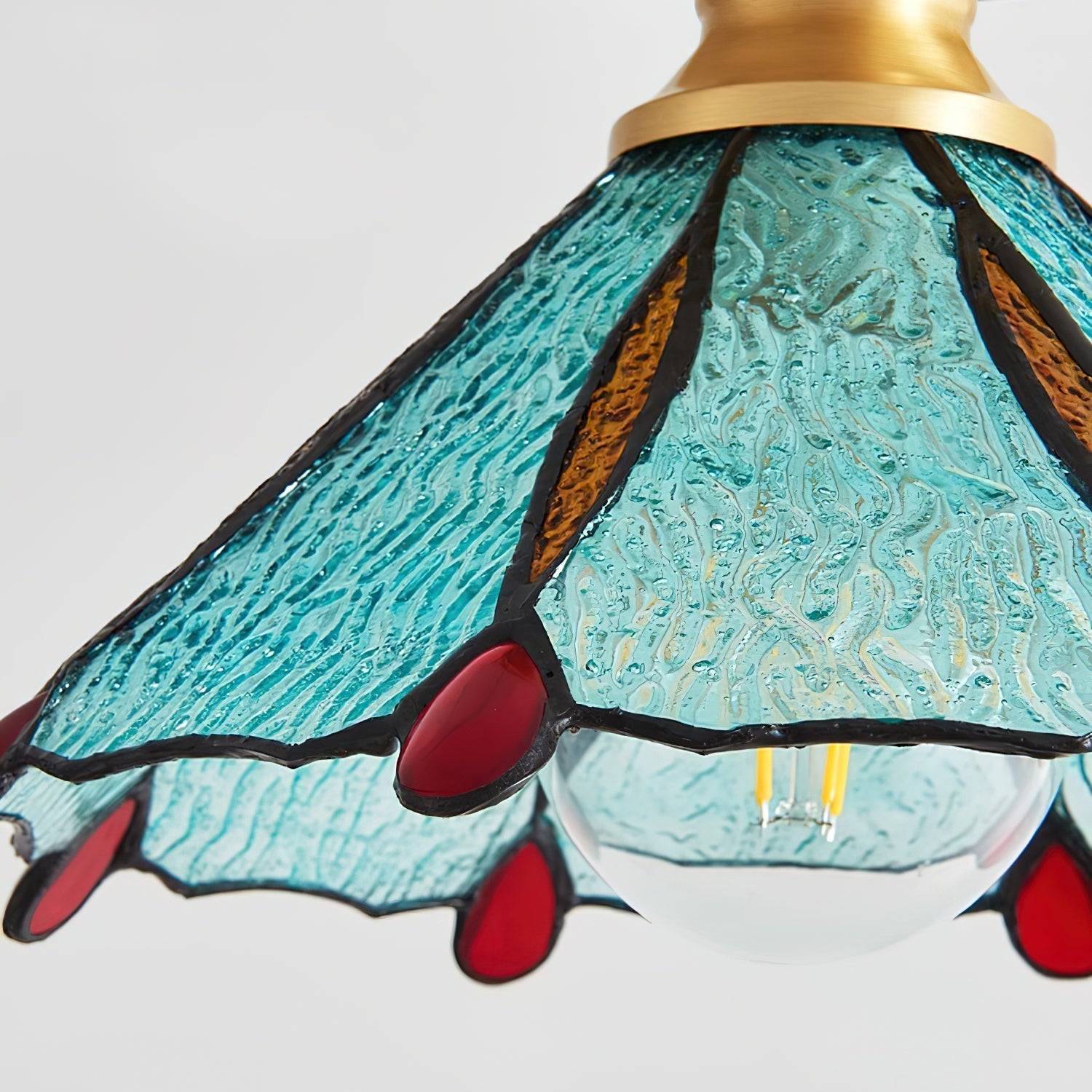 Stained Glass Ceiling Light – Tiffany Style Decorative Fixture
