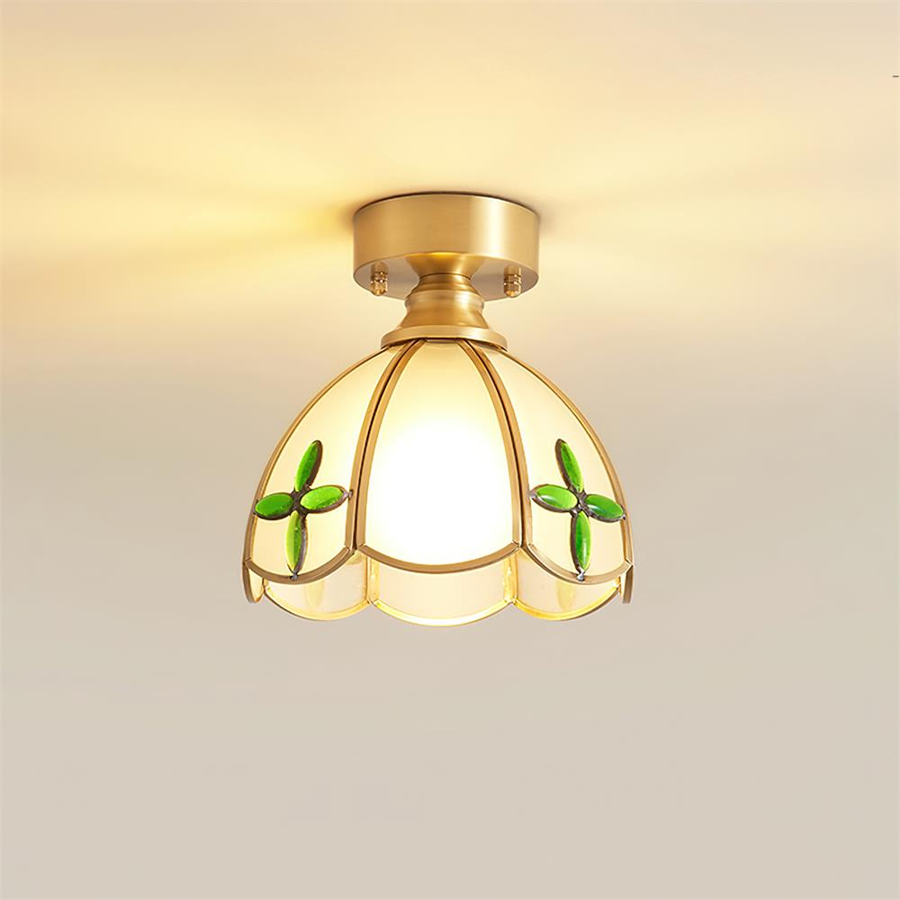 Stained Glass Ceiling Light – Tiffany Style Decorative Fixture