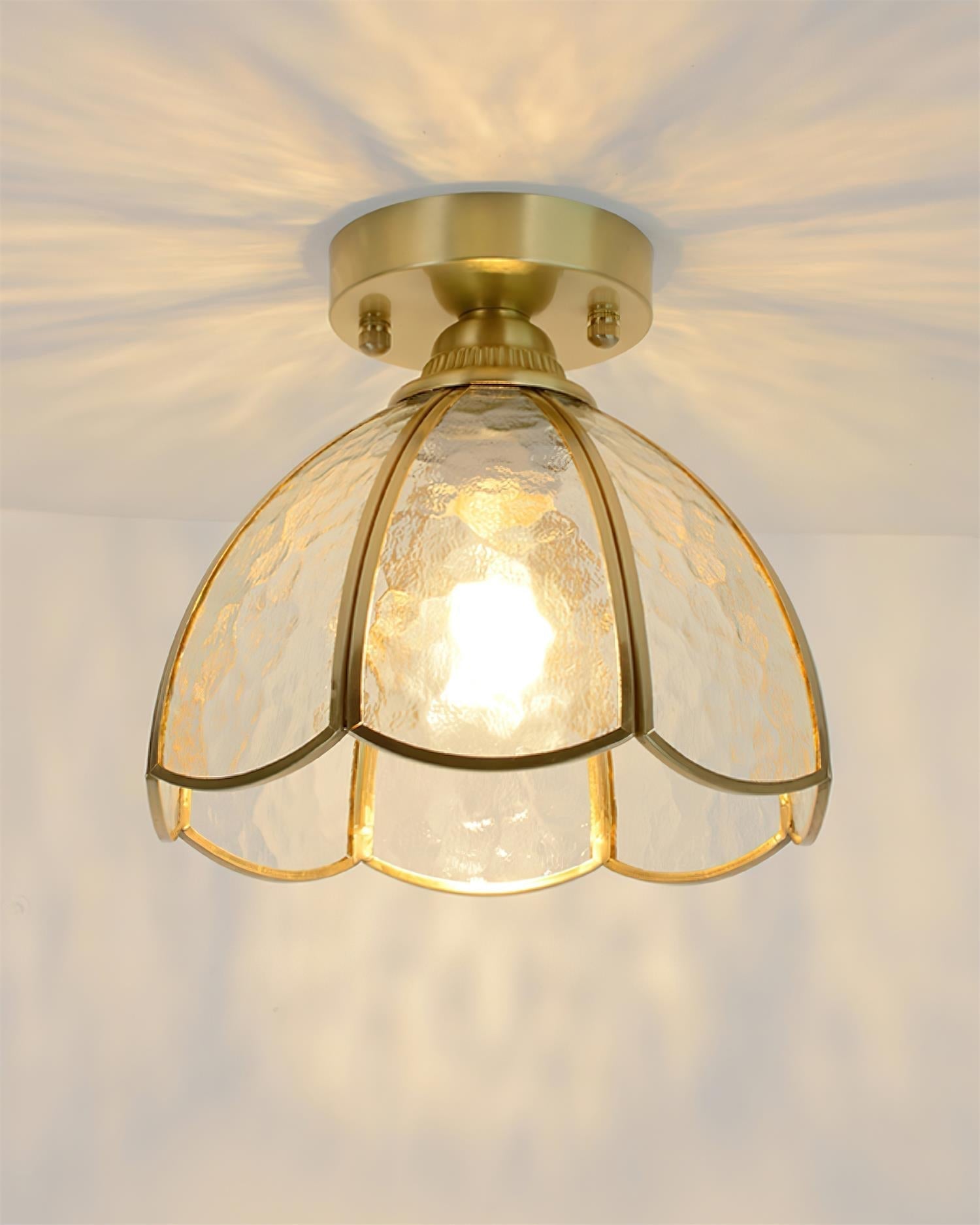 Stained Glass Ceiling Light – Tiffany Style Decorative Fixture